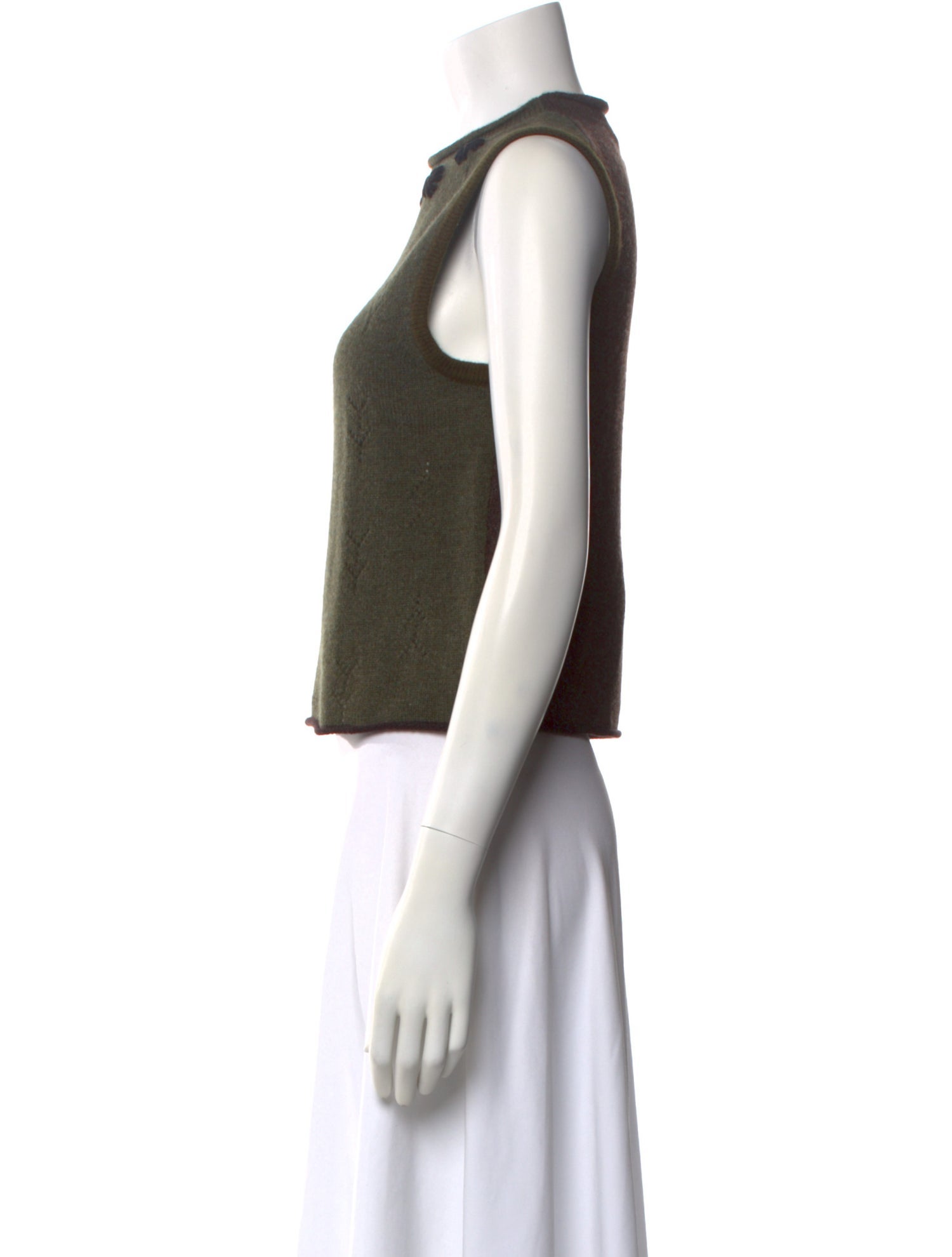 Yan Yan Knits Lambswool Patterned Top w/ Tags