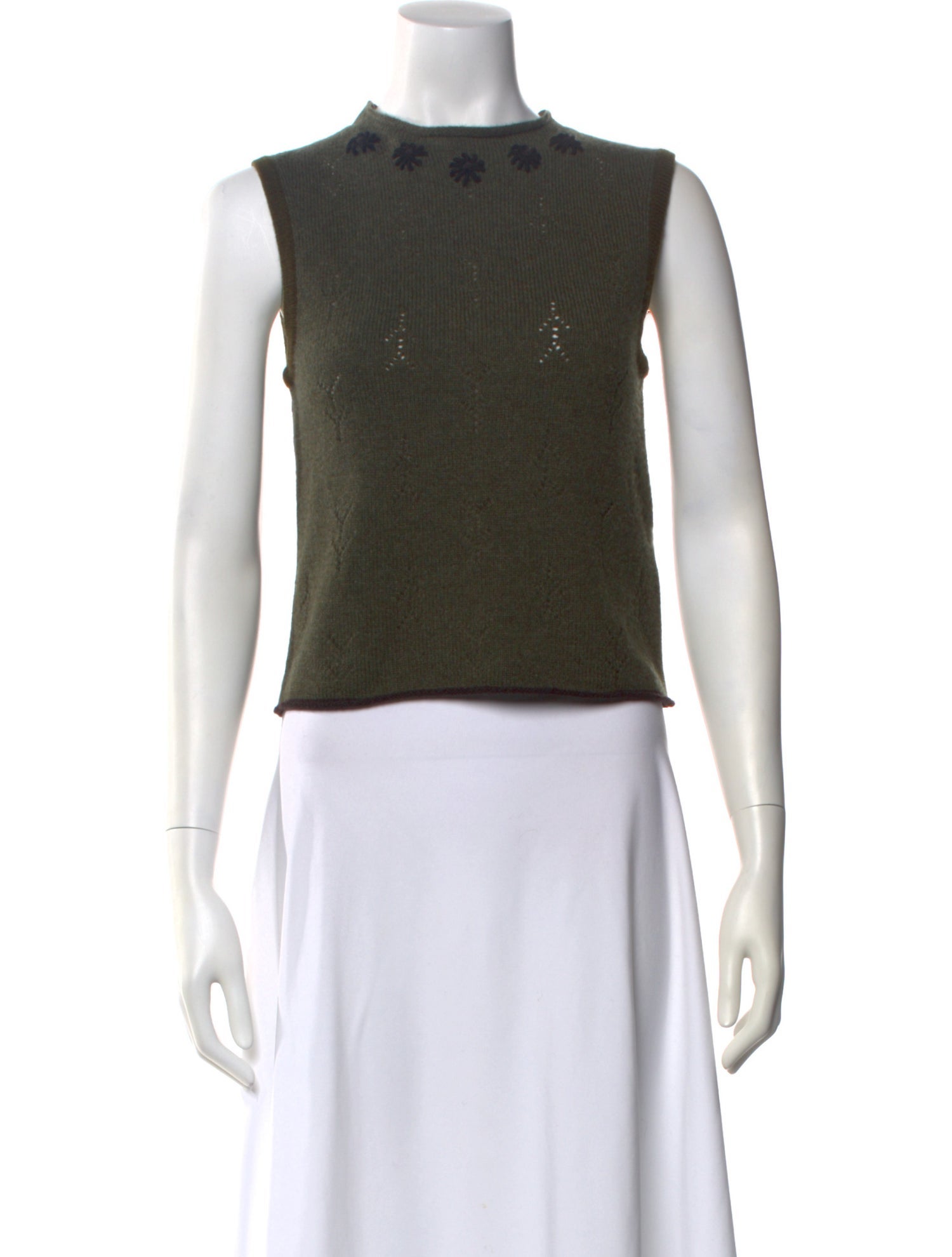 Yan Yan Knits Lambswool Mock Neck Top w/ Tags
