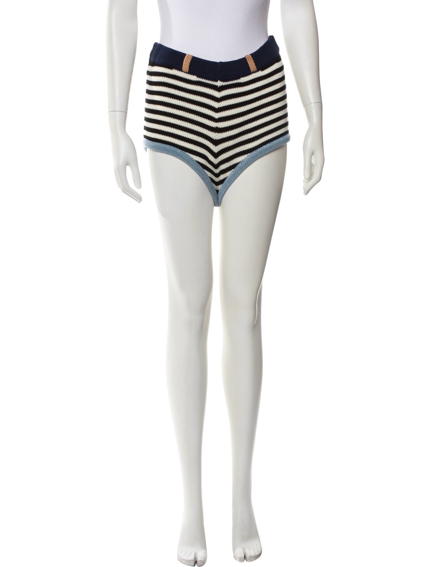 Yan Yan Knits Striped Mini Shorts w/ Tags