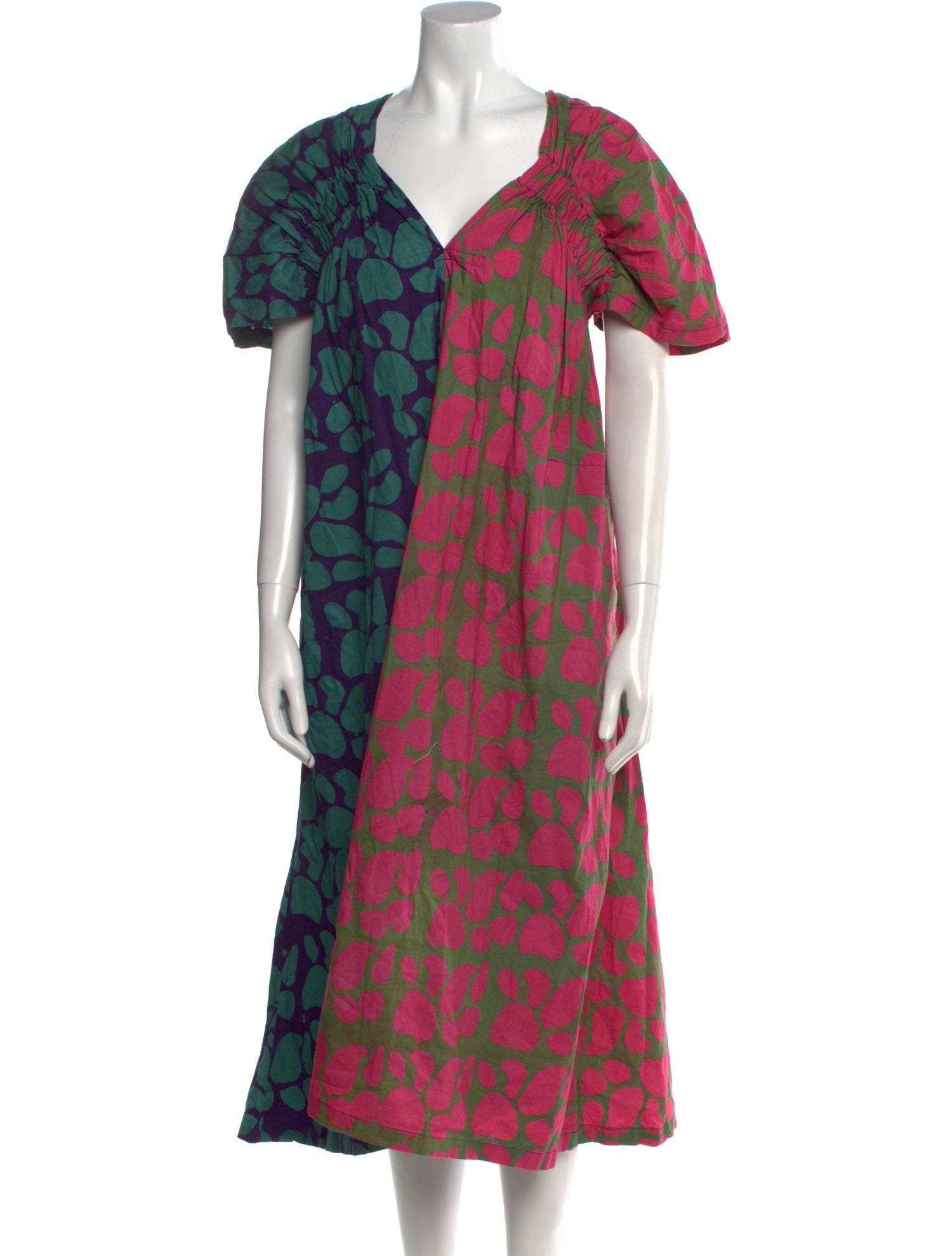 Yesaet Printed Long Dress