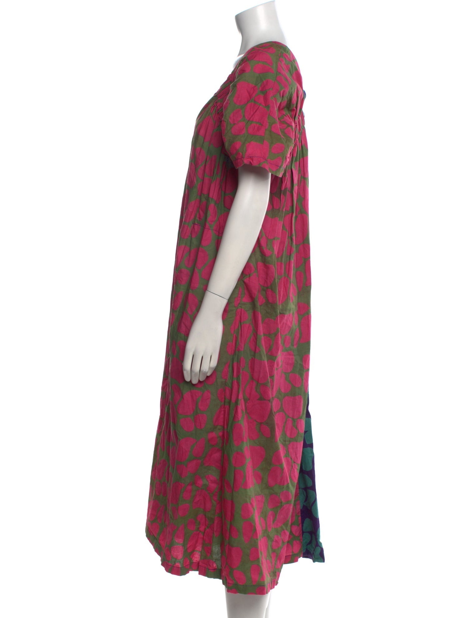 Yesaet Printed Long Dress