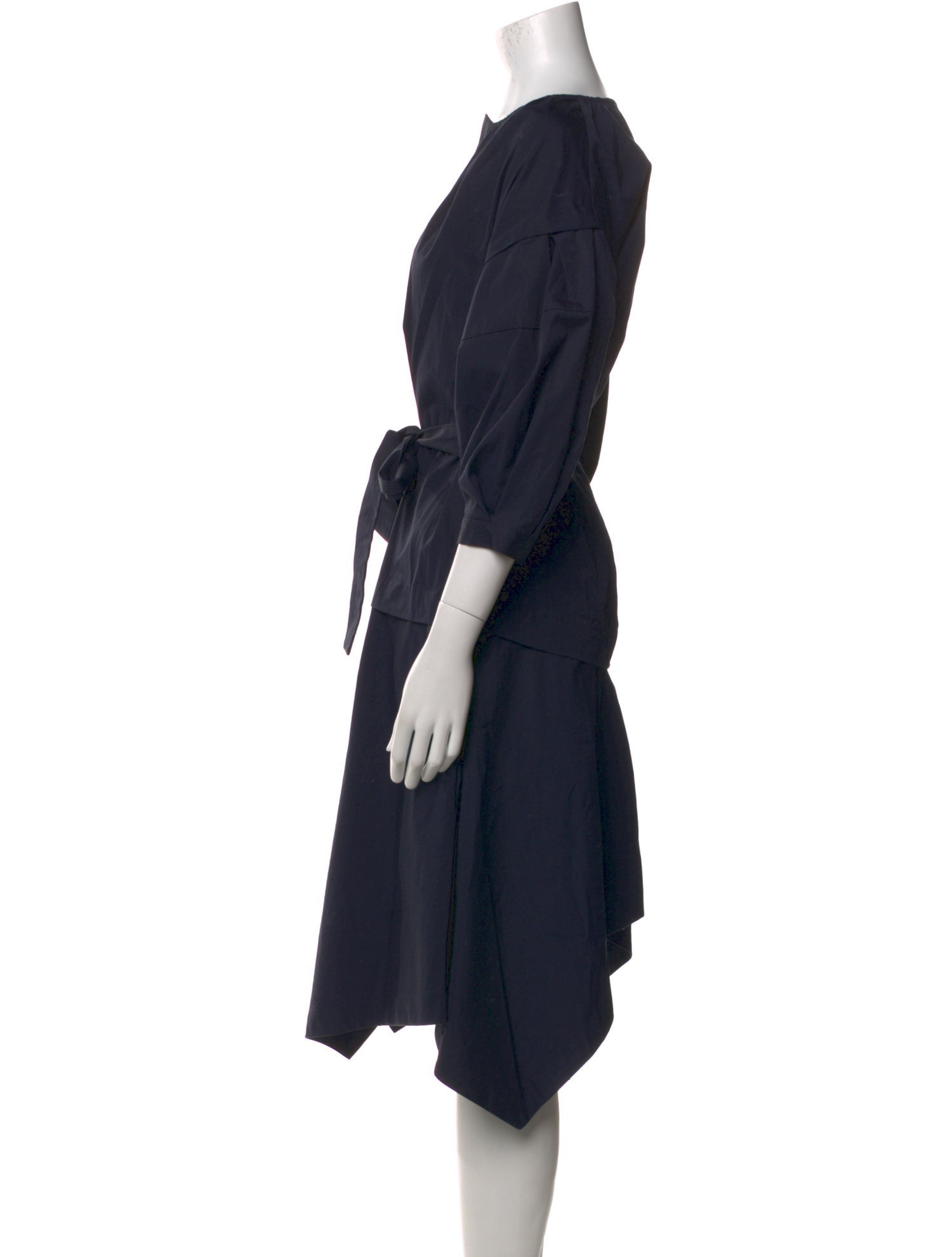 Yesaet V-Neck Midi Length Dress