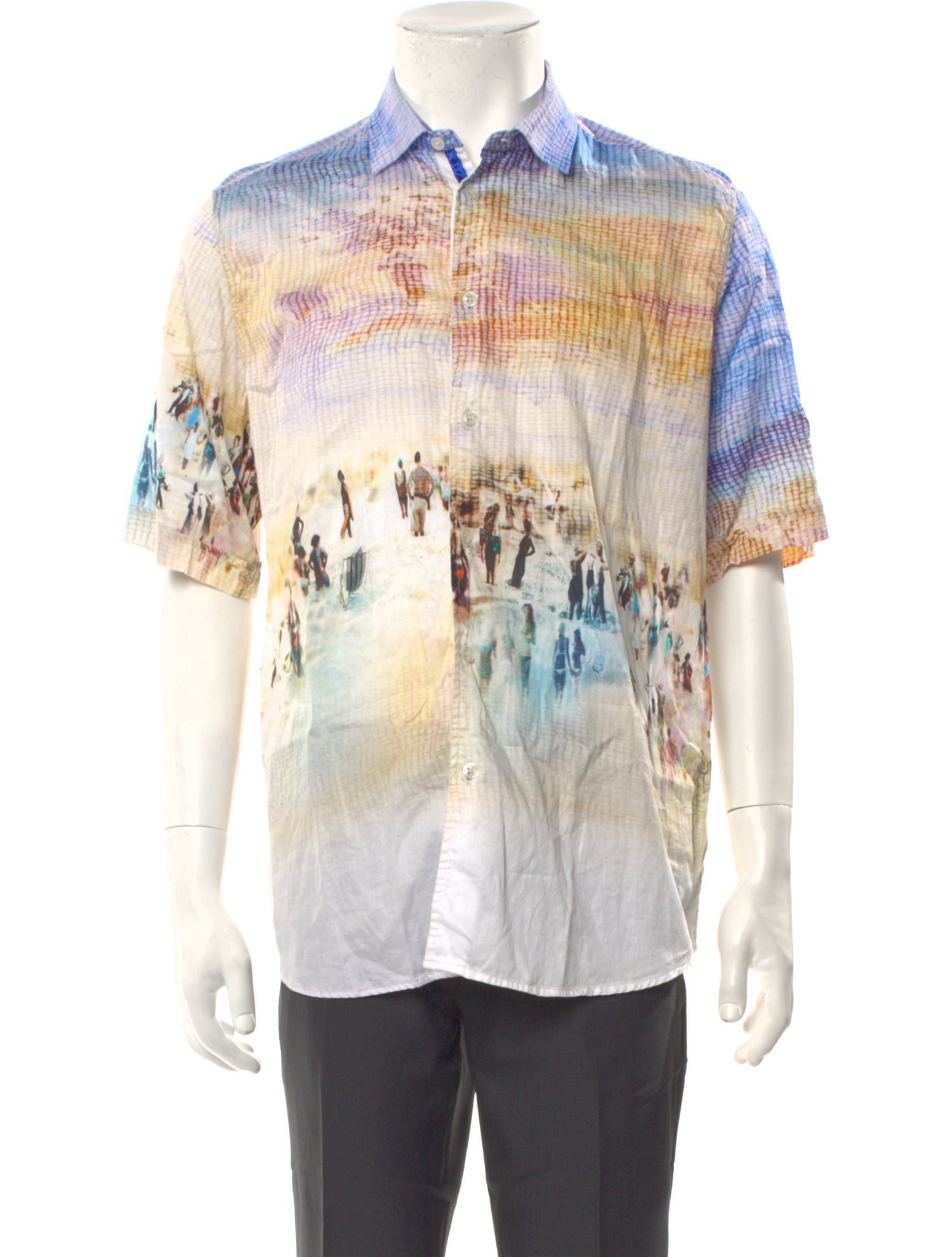 Yashi Yamamuri Beach Print Graphic Print Shirt