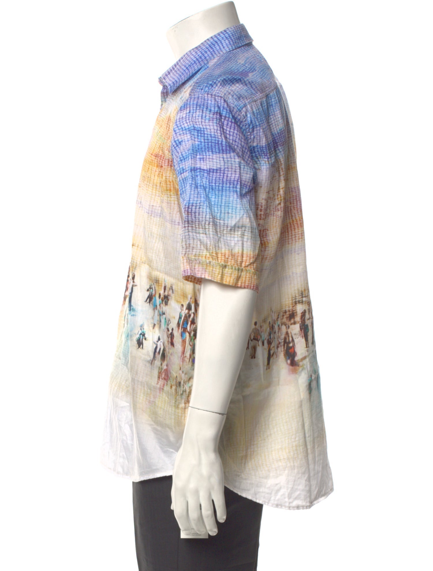 Yashi Yamamuri Beach Print Graphic Print Shirt