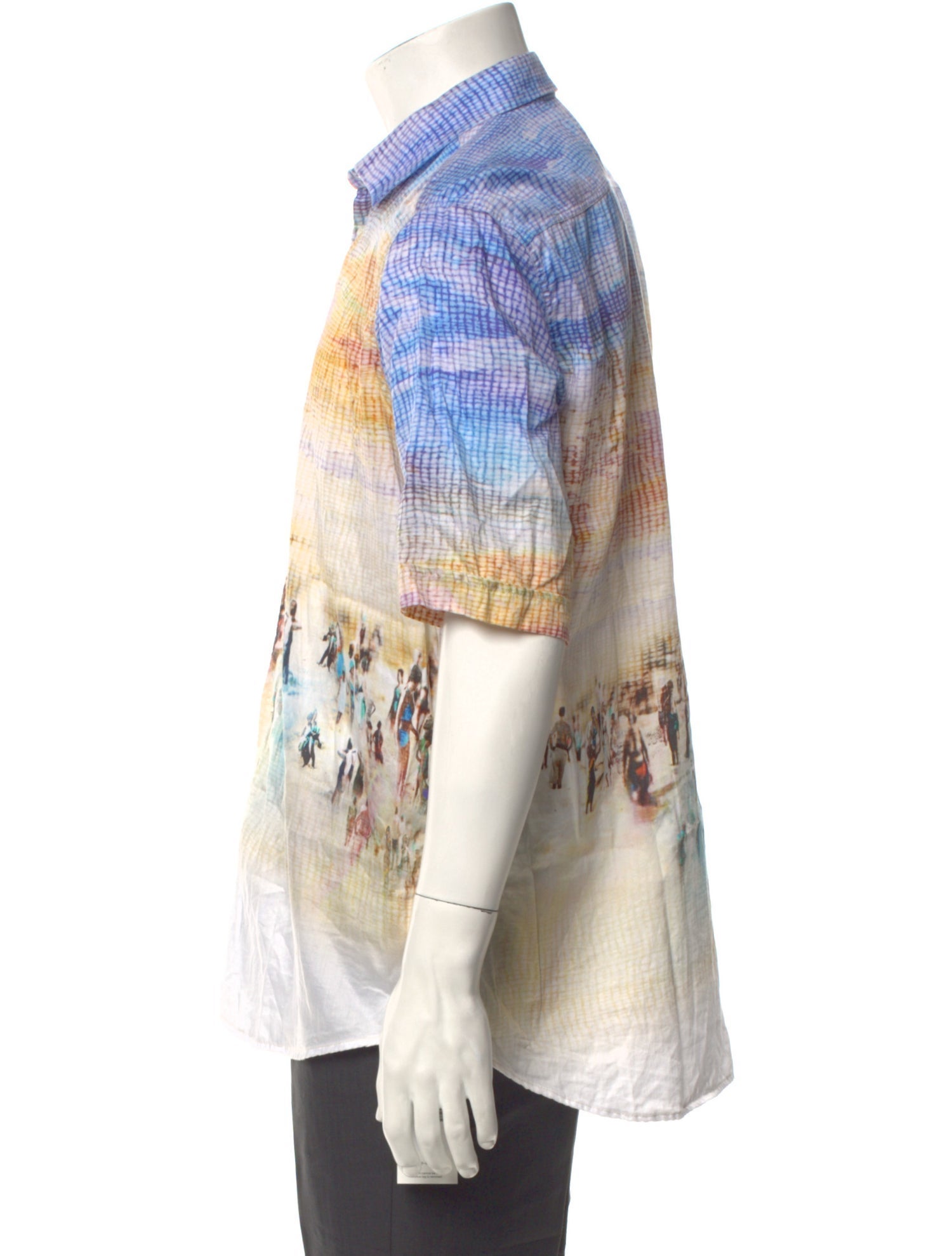 Yashi Yamamuri Beach Print Graphic Print Shirt