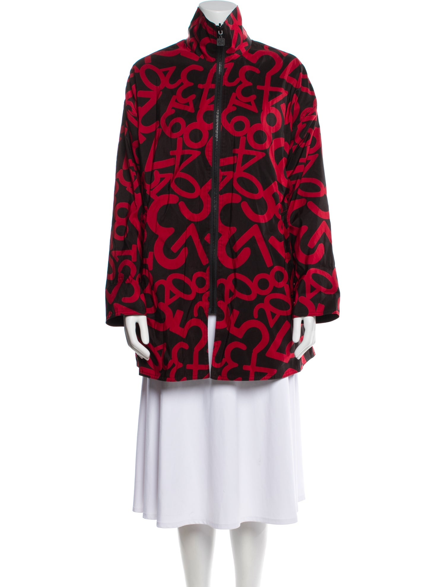 Mycra Pac Printed Faux Fur Coat