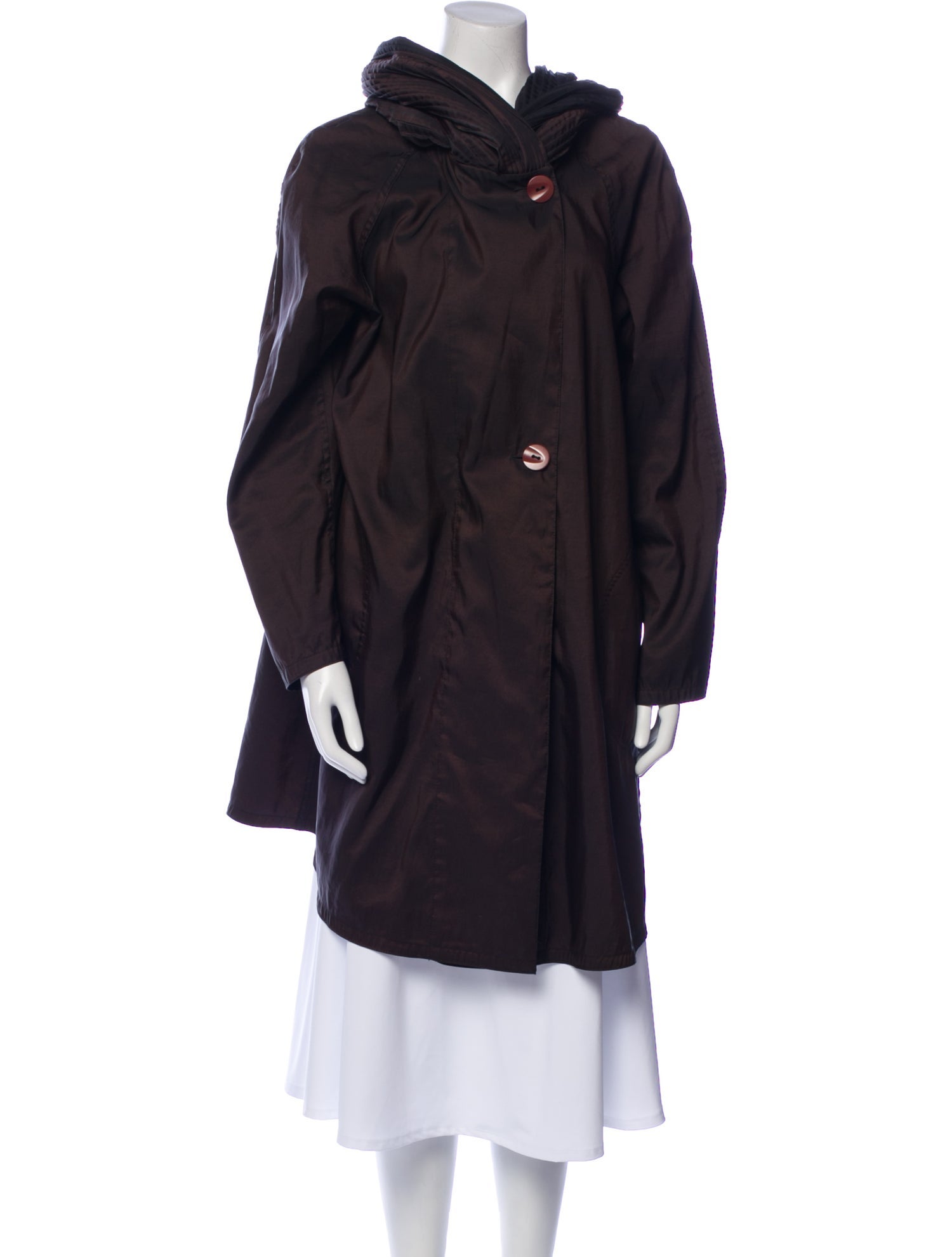 Mycra Pac Nylon Trench Coat