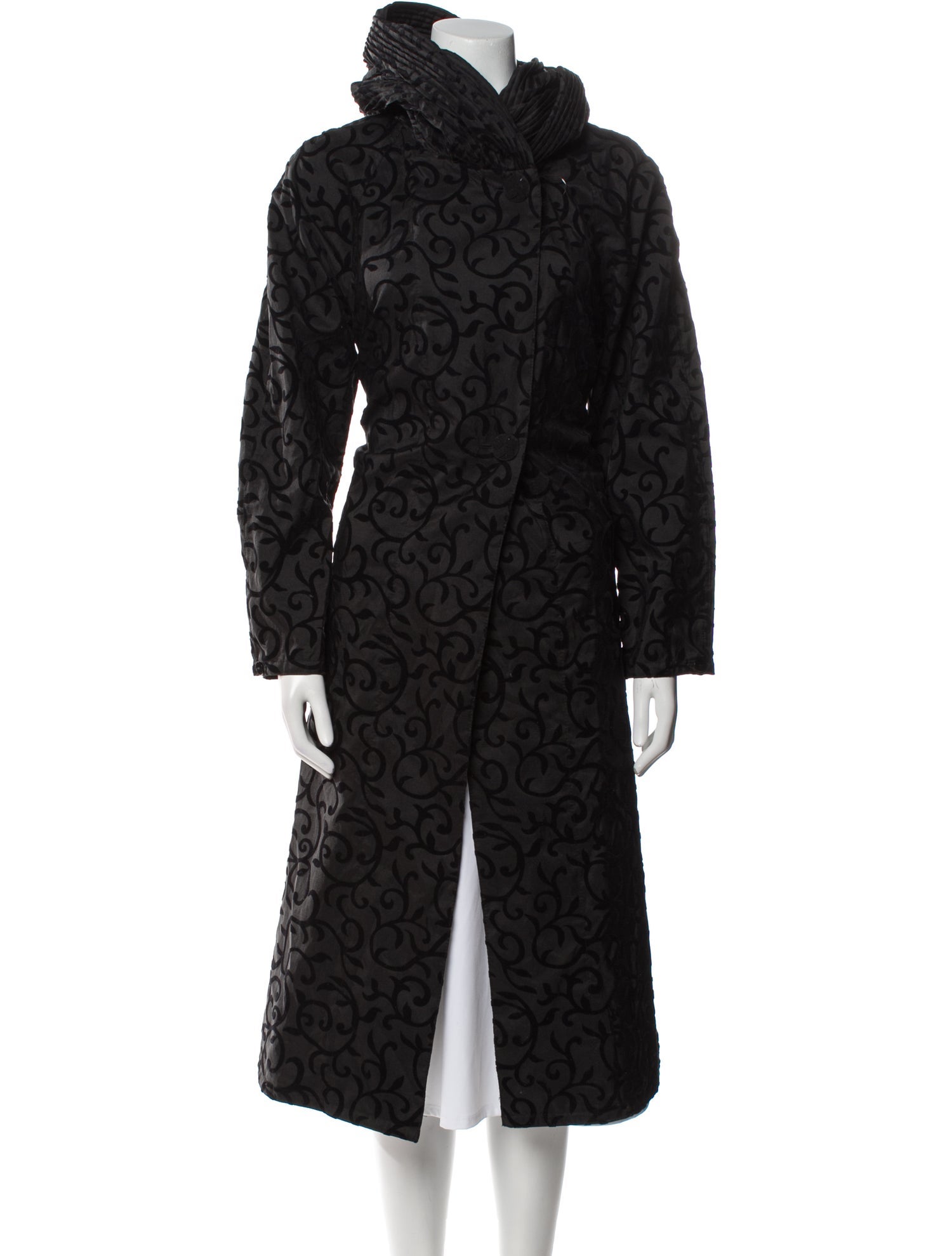 Mycra Pac Nylon Printed Faux Fur Coat