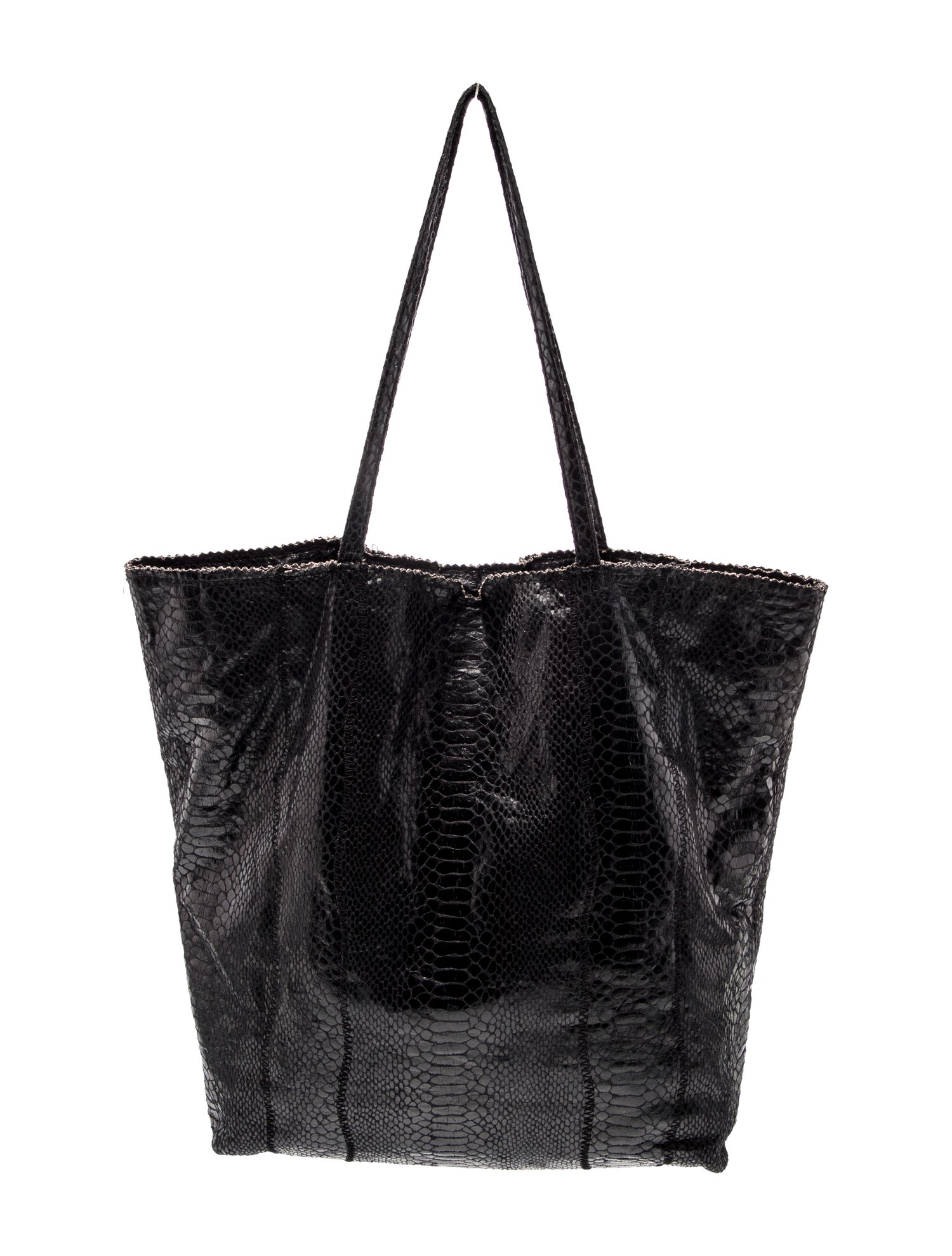 Mycra Pac Leather Tote