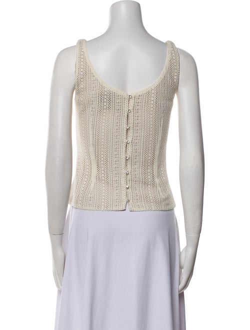 Cynthia Rose Scoop Neck Sleeveless Crop Top