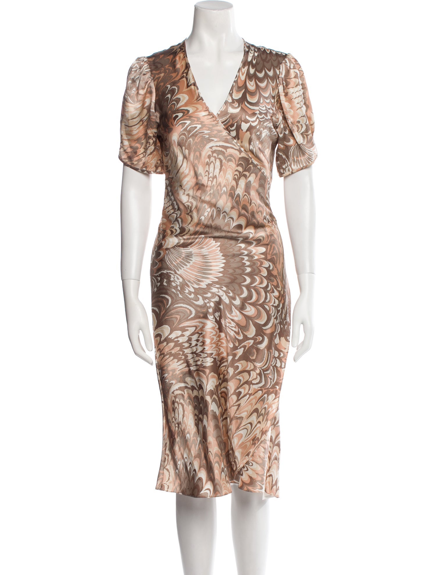 Cynthia Rose Silk Printed Nightgown