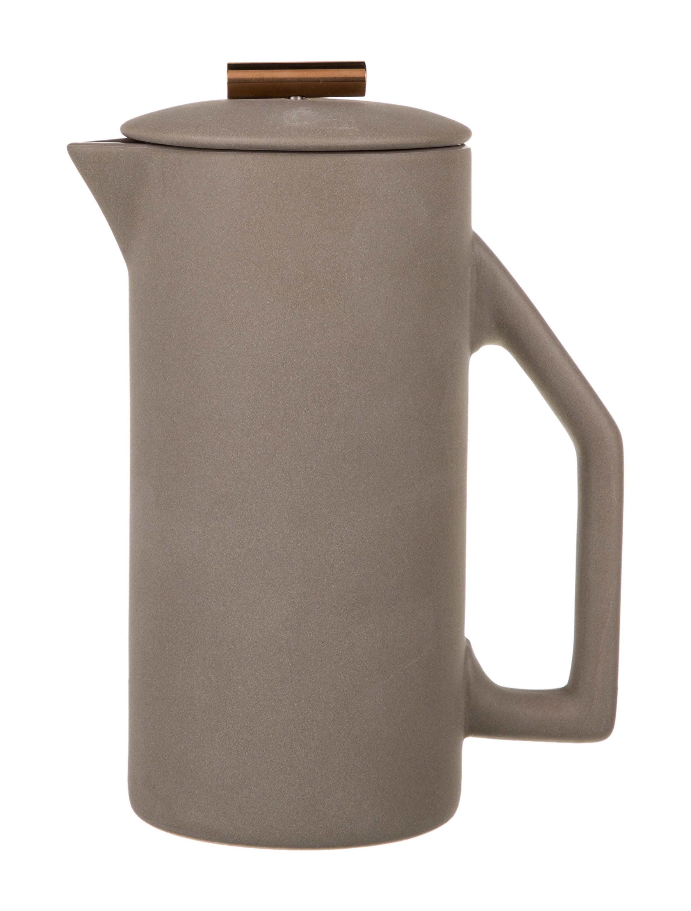 Yield Design Gray Ceramic French Press Grey Kitchenware, Tabletop & Kitchen WYDIE20048 The
