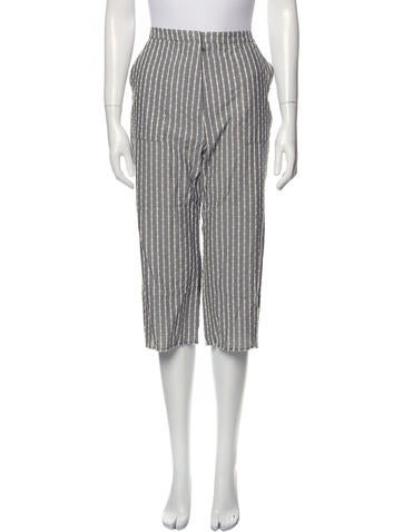 Yeohlee Pants Striped Wide Leg M