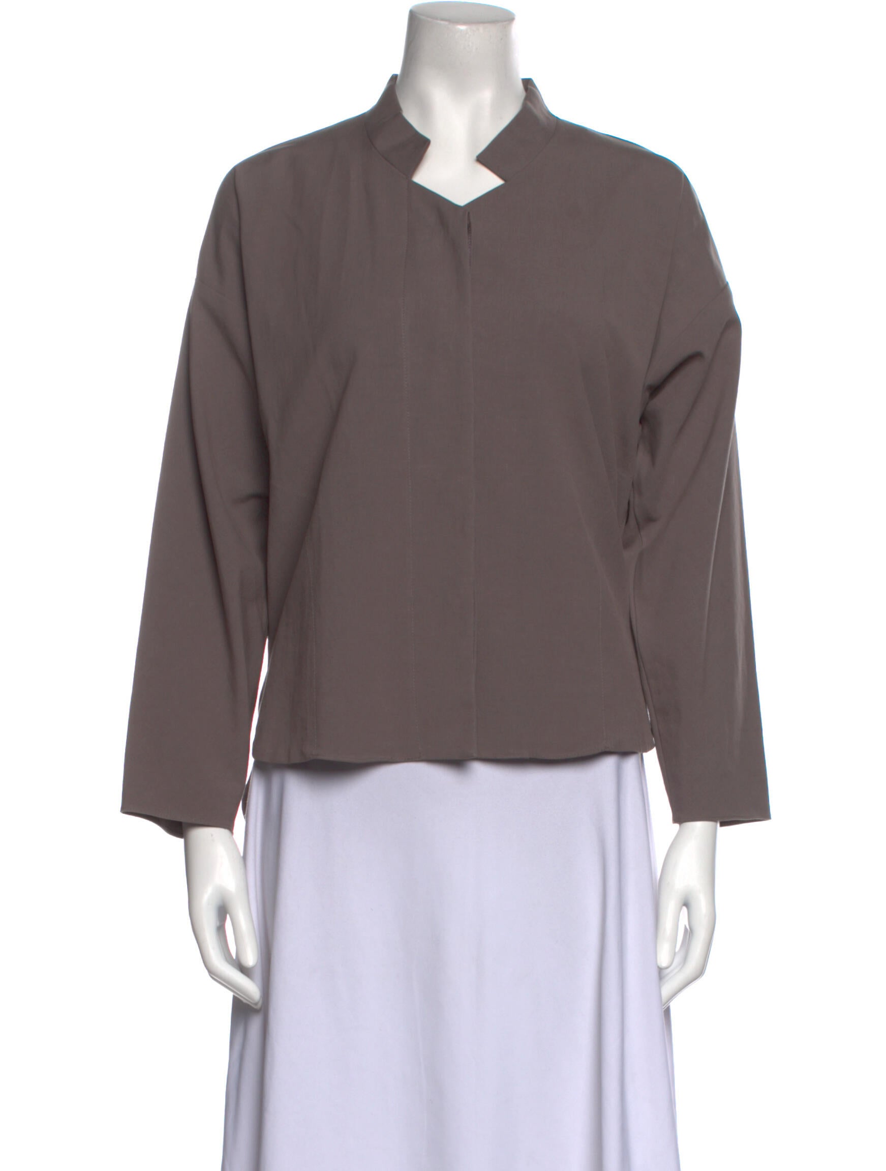 Yeohlee V-Neck Three-Quarter Sleeve Blouse