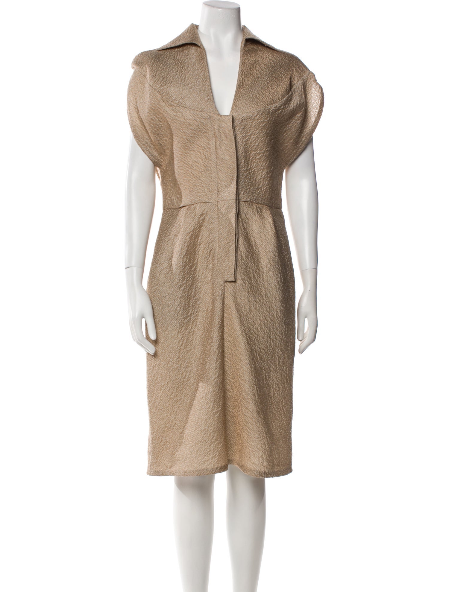 Yeohlee V-Neck Midi Length Dress