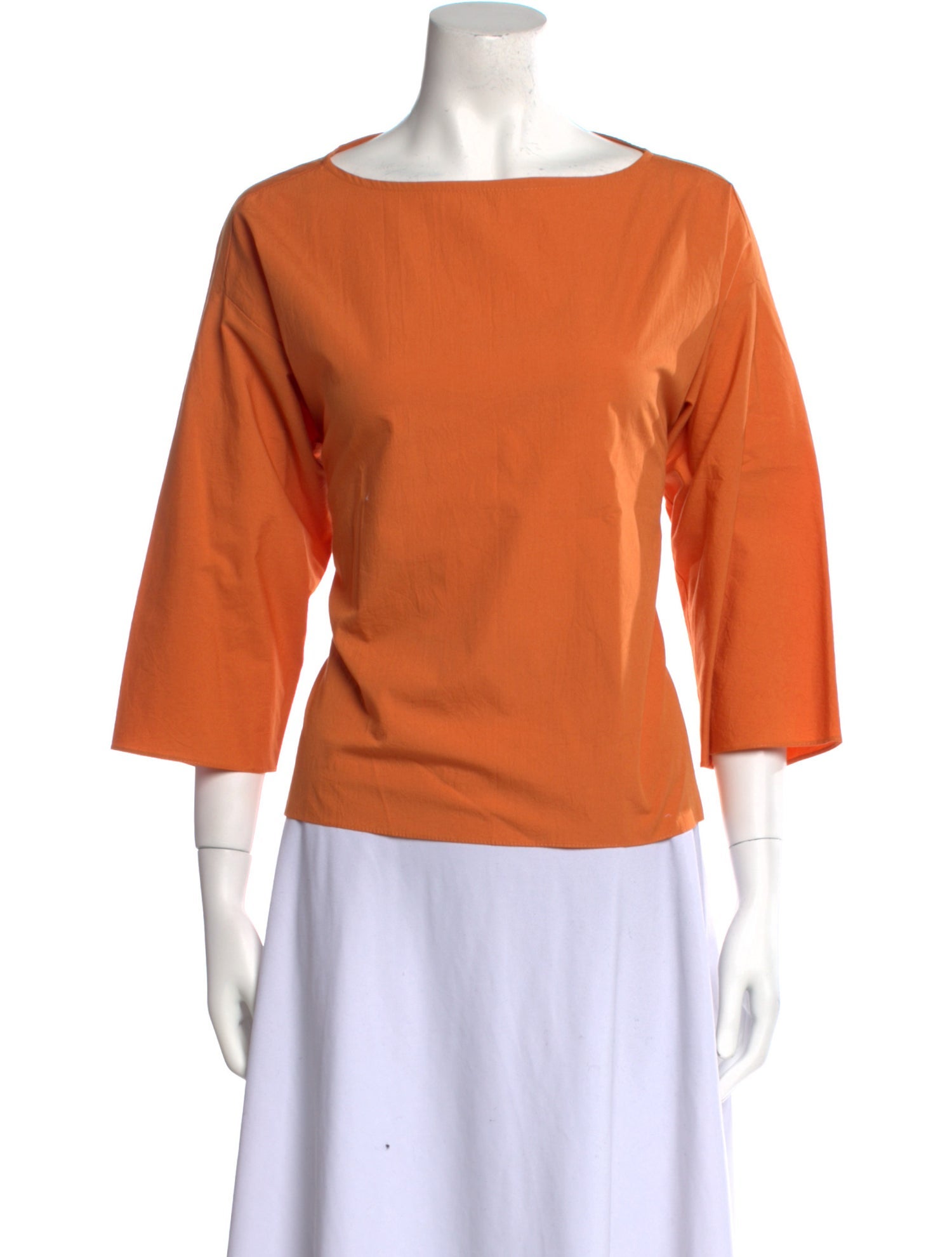 Yeohlee Bateau Neckline Three-Quarter Sleeve Top w/ Tags