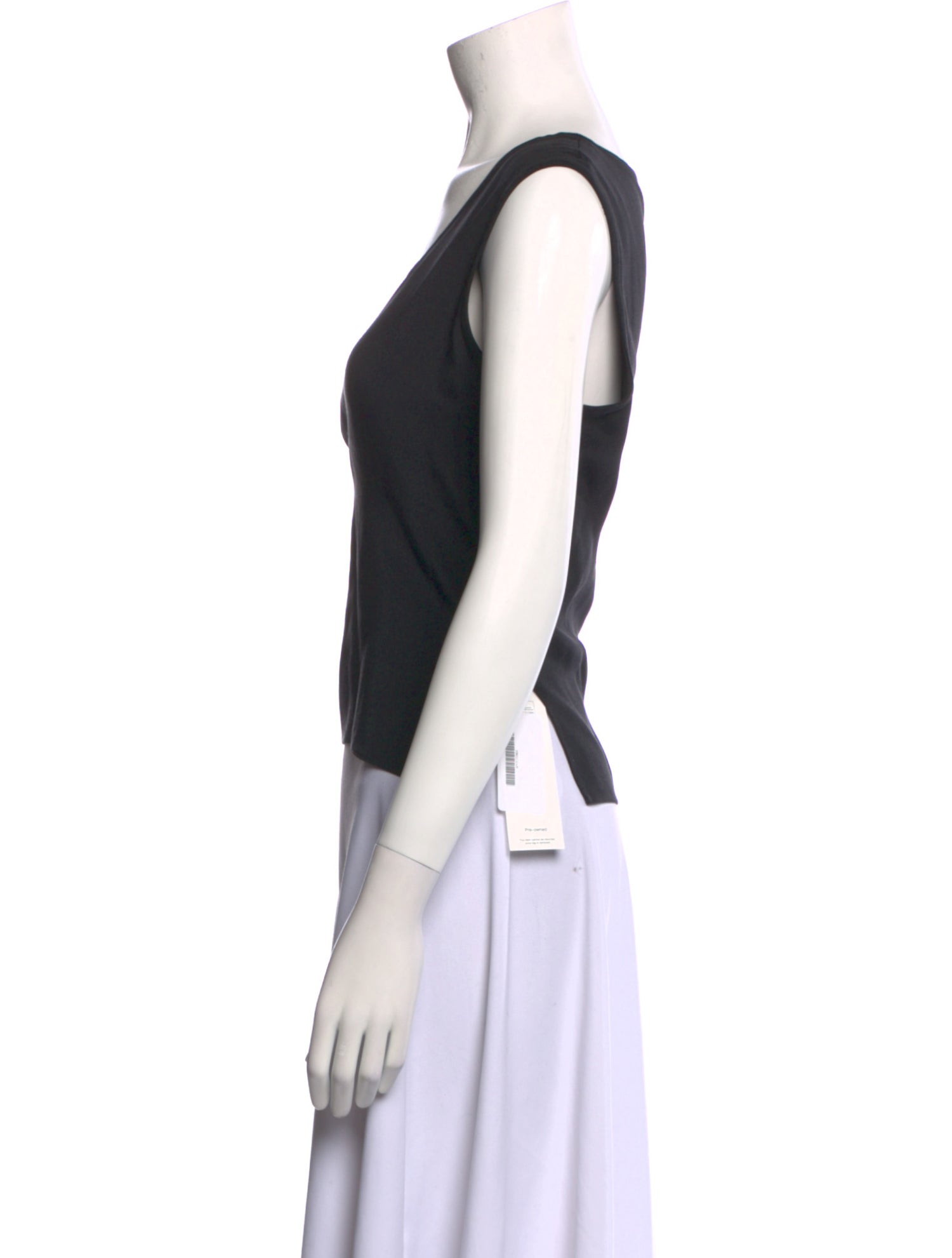 Yeohlee Vintage Silk Crop Top