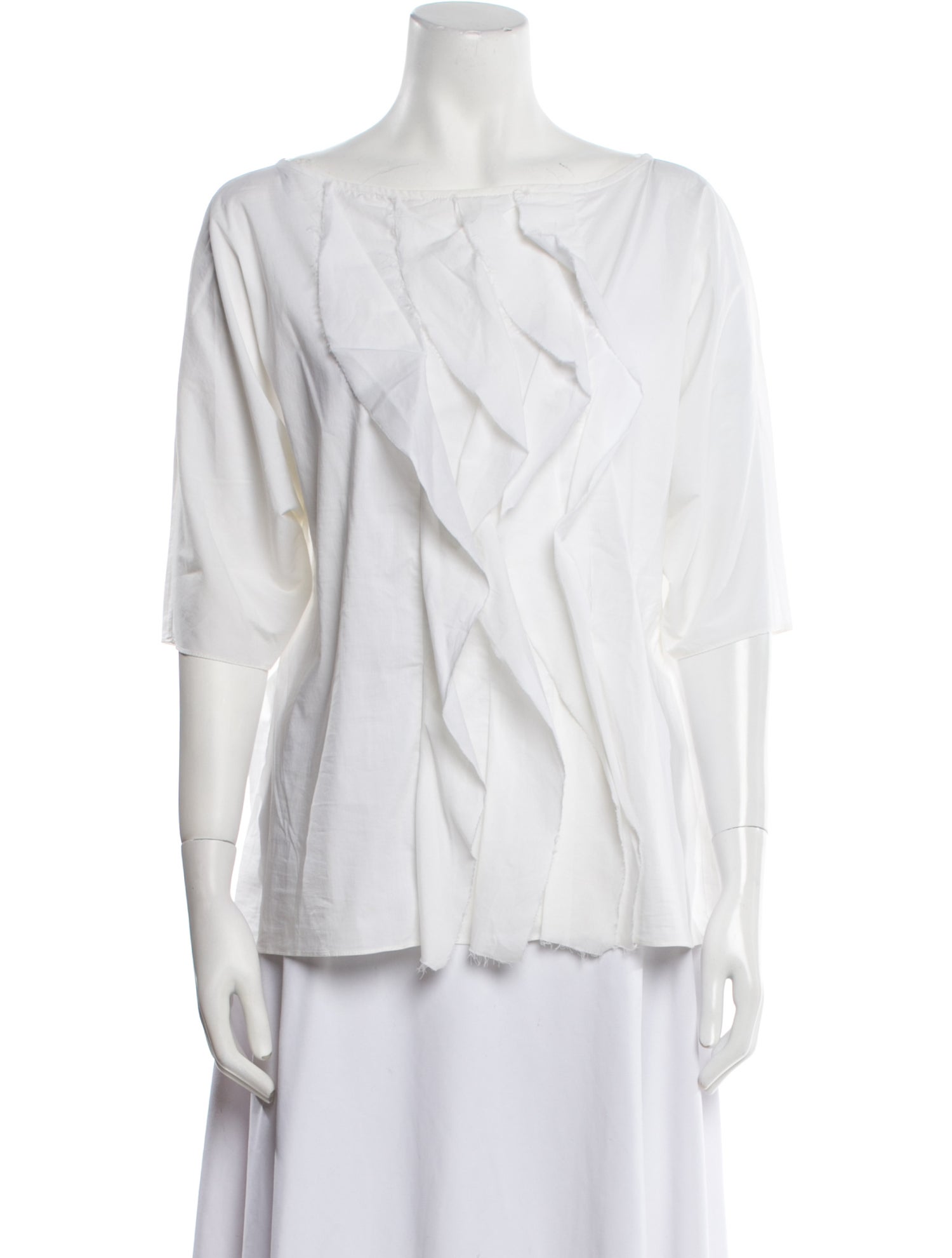 Yeohlee Off-The-Shoulder Three-Quarter Sleeve Blouse