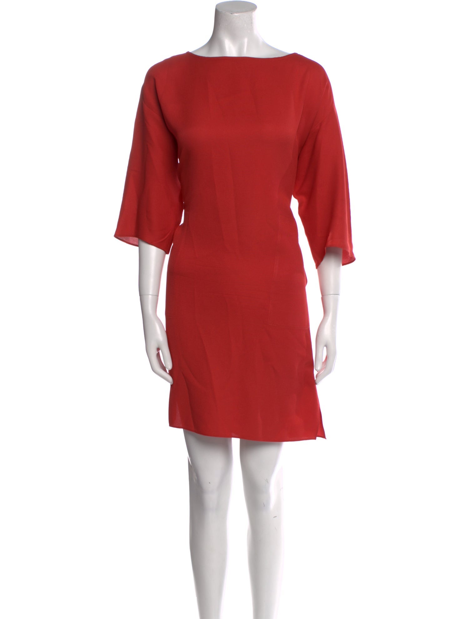 Yeohlee Bateau Neckline Mini Dress