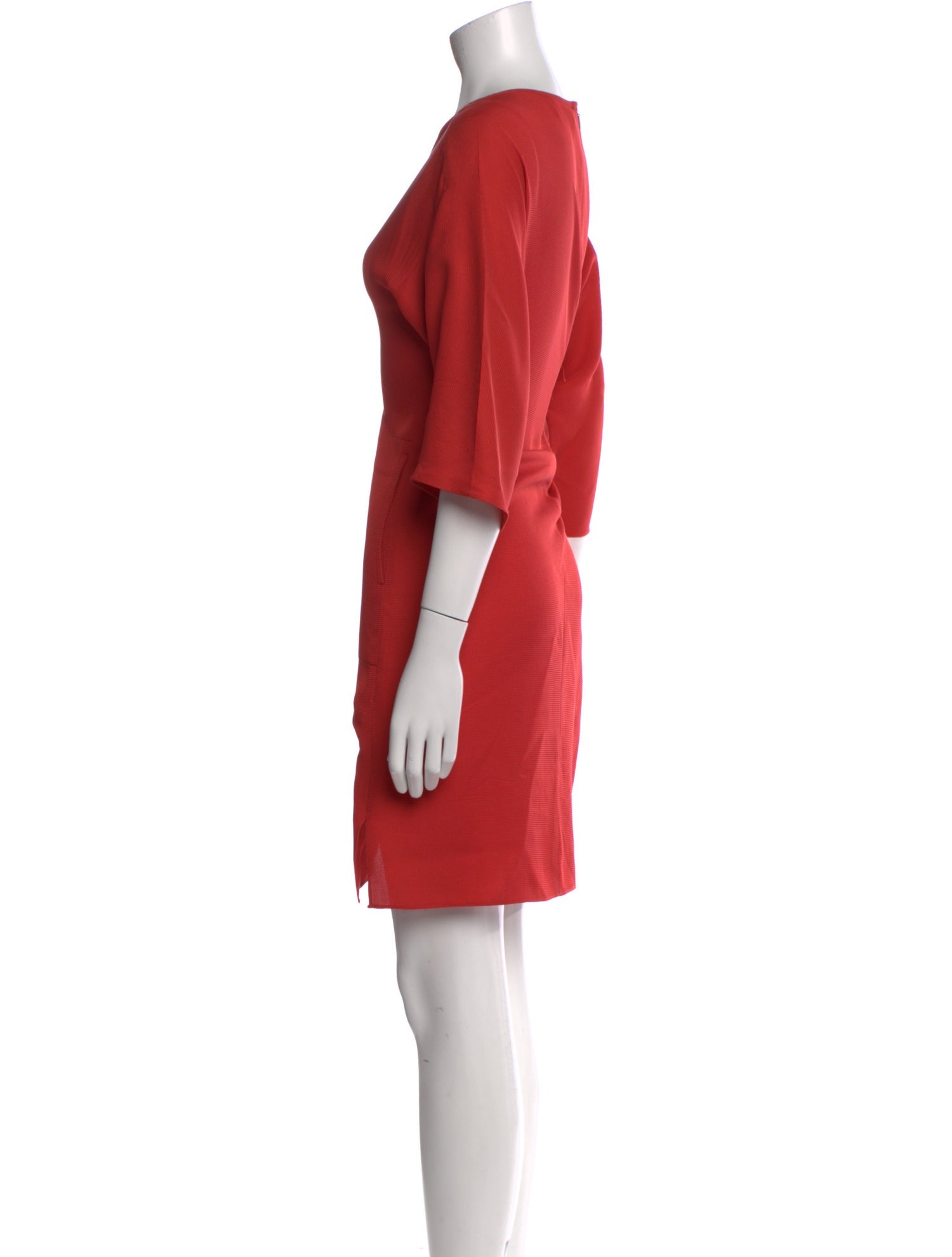 Yeohlee Bateau Neckline Mini Dress