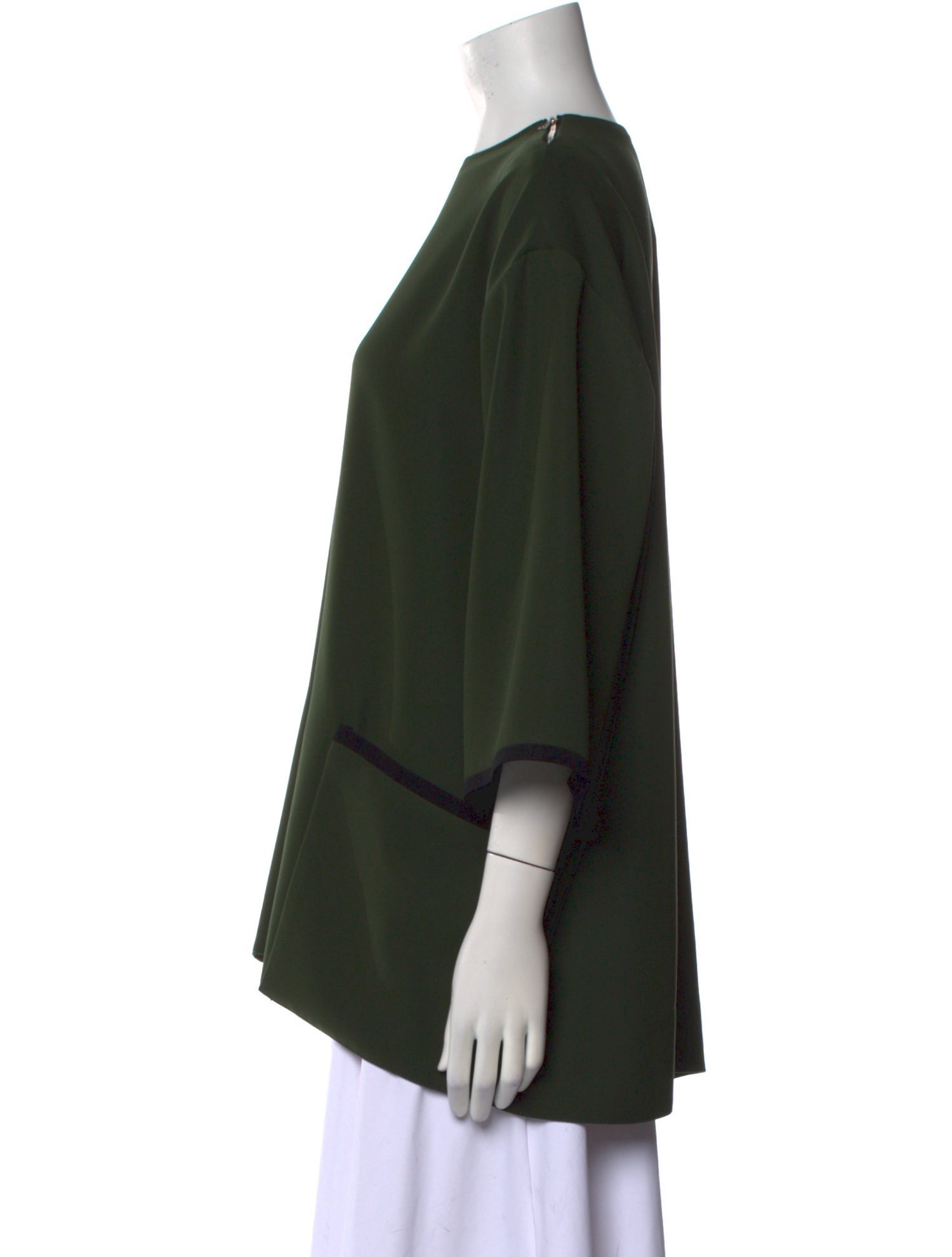 Yeohlee Crew Neck Three-Quarter Sleeve Blouse