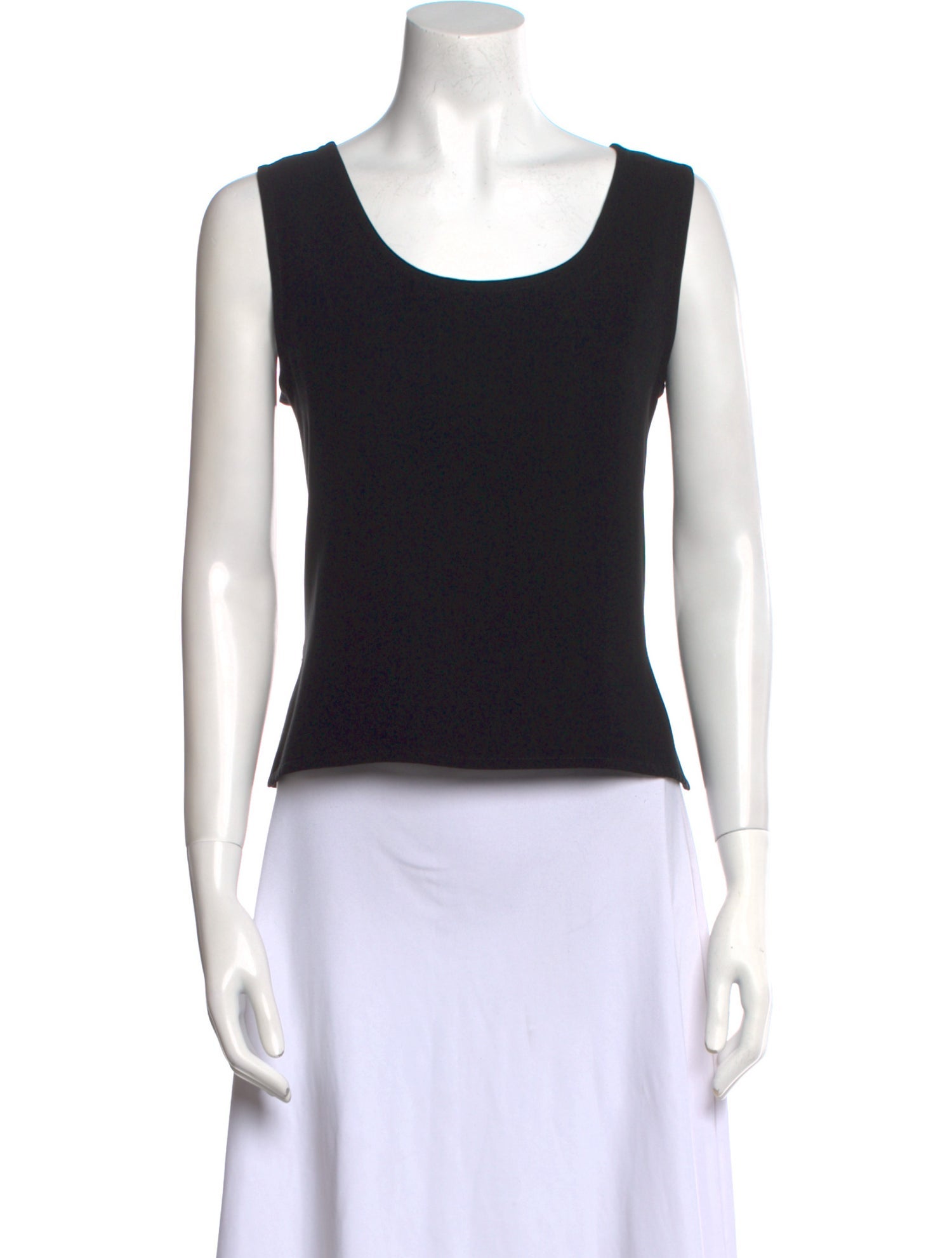 Yeohlee Scoop Neck Sleeveless Crop Top