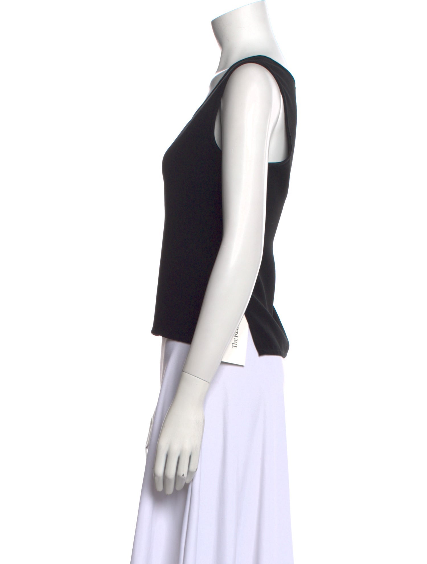 Yeohlee Scoop Neck Sleeveless Crop Top
