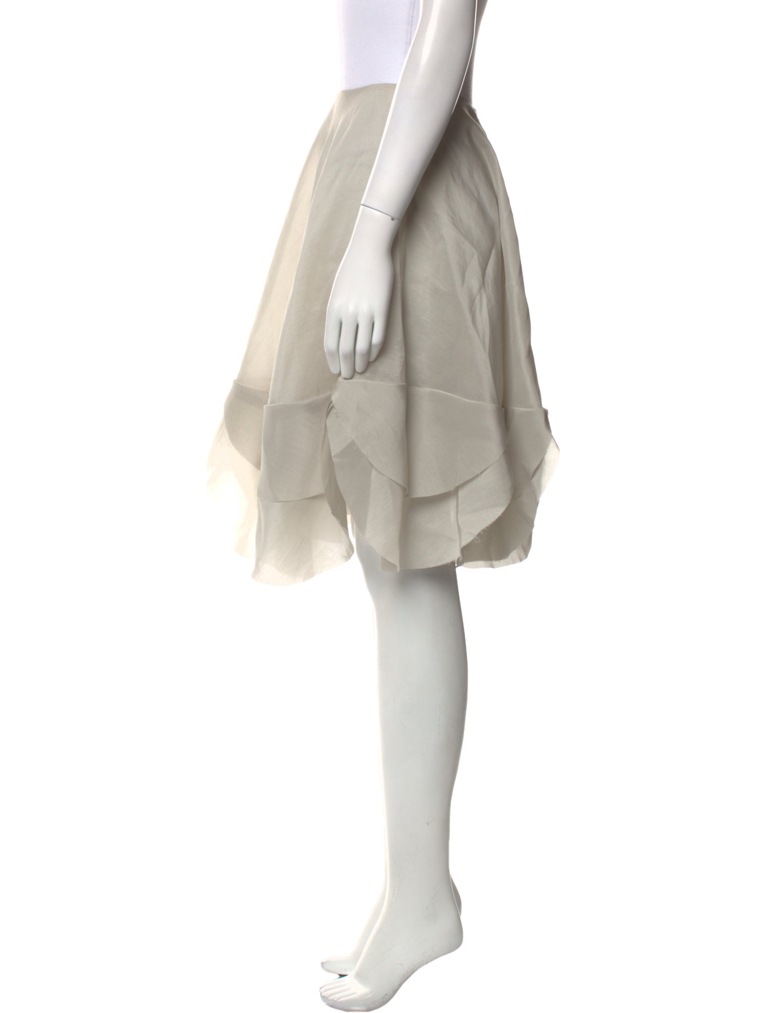 Yeohlee Ruffle Embellishment Knee-Length Skirt