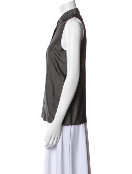 Yeohlee Silk Sleeveless Button-Up Top