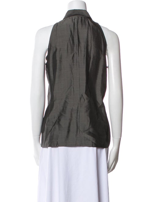 Yeohlee Silk Sleeveless Button-Up Top