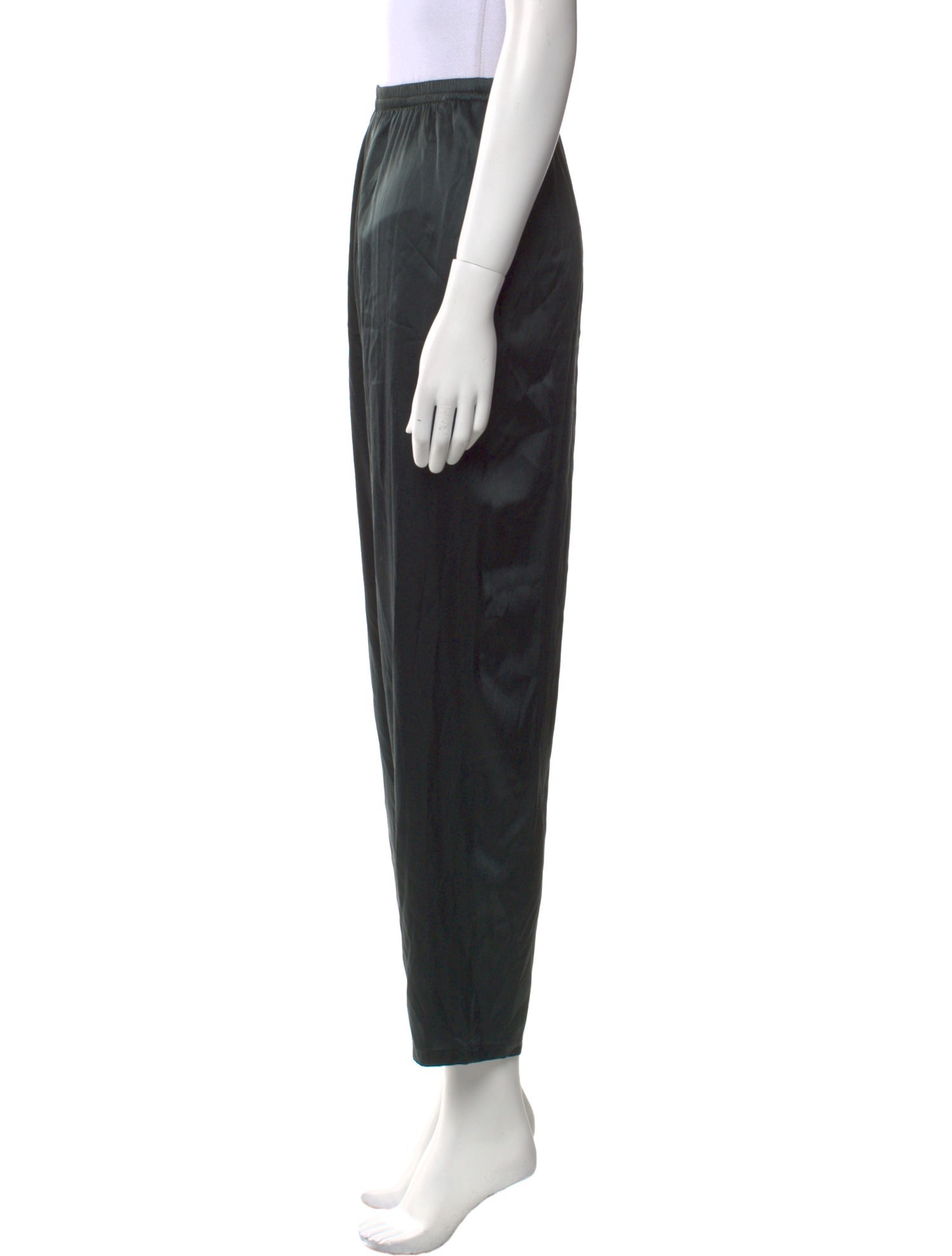 Yeohlee Silk Straight Leg Pants