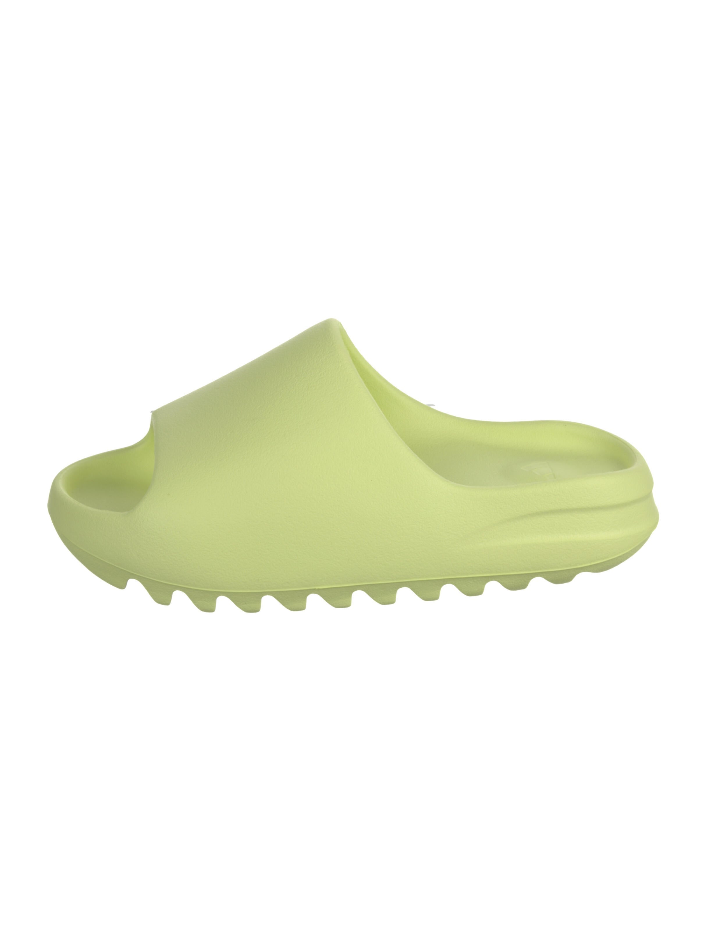 Yeezy x adidas 2022 Glow Green w/ Tags Green Sandals, Shoes