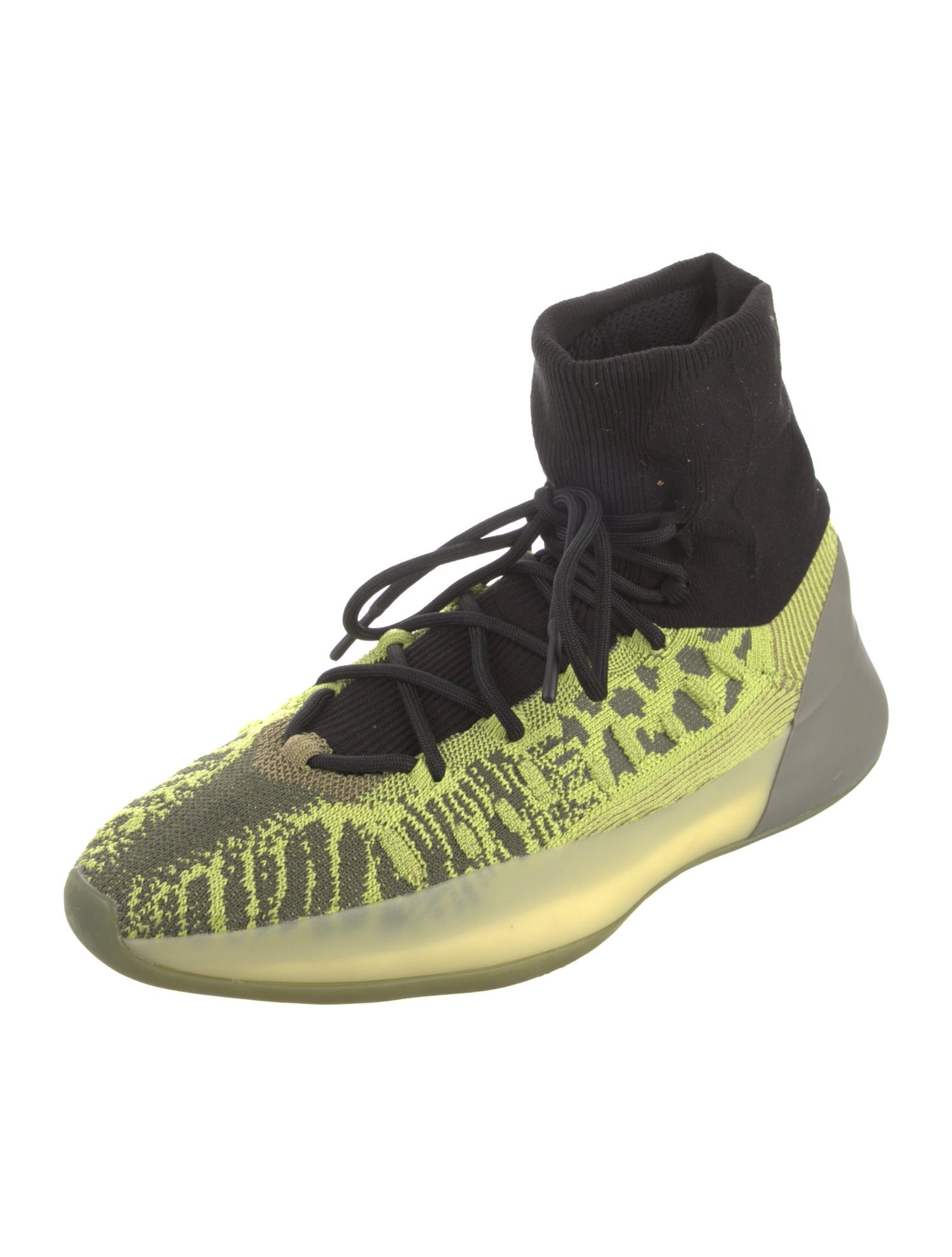 adidas Yeezy BSKTBL Knit 'Energy Glow' Athletic Sneakers