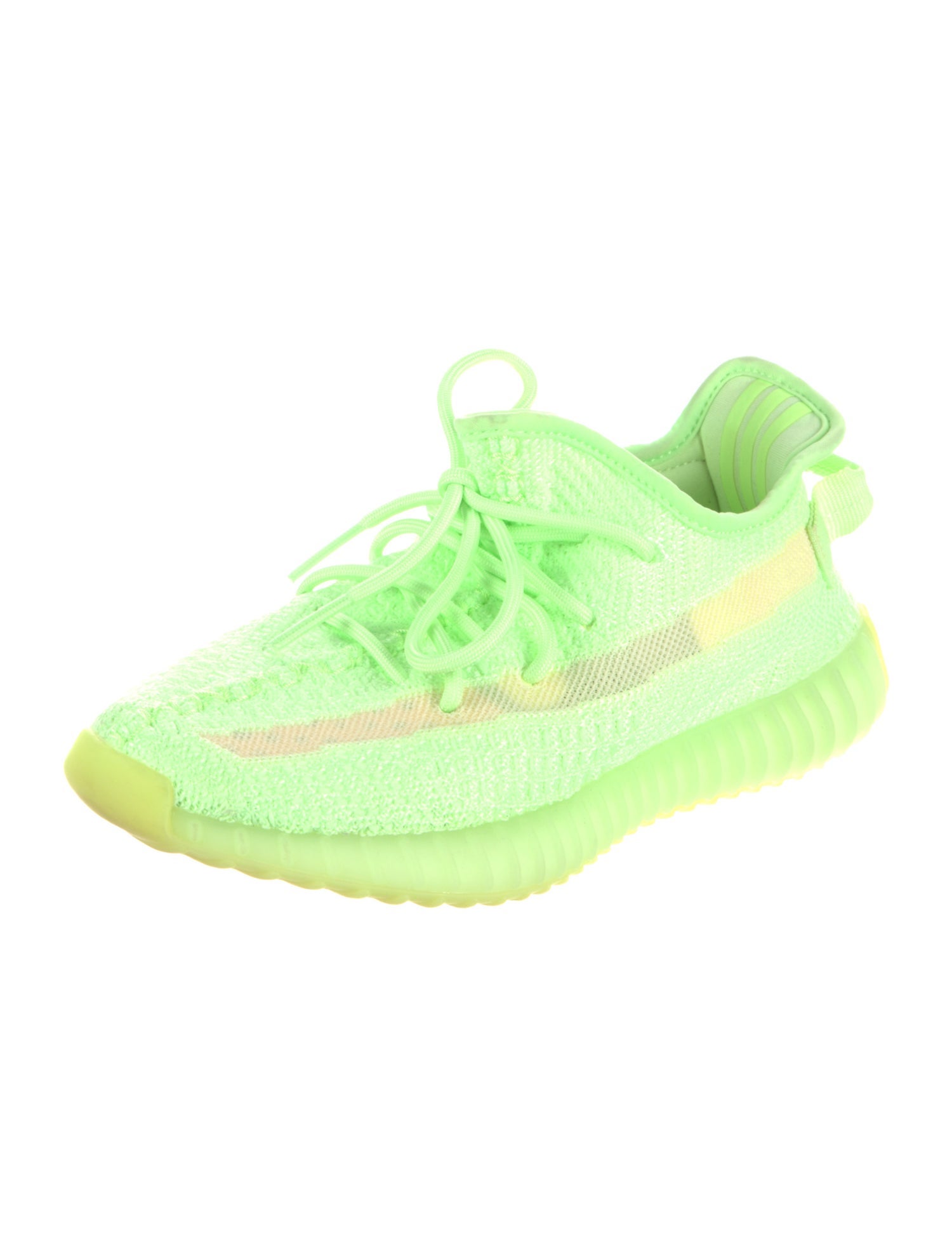 adidas Yeezy Boost 350 V2 Glow Athletic Sneakers