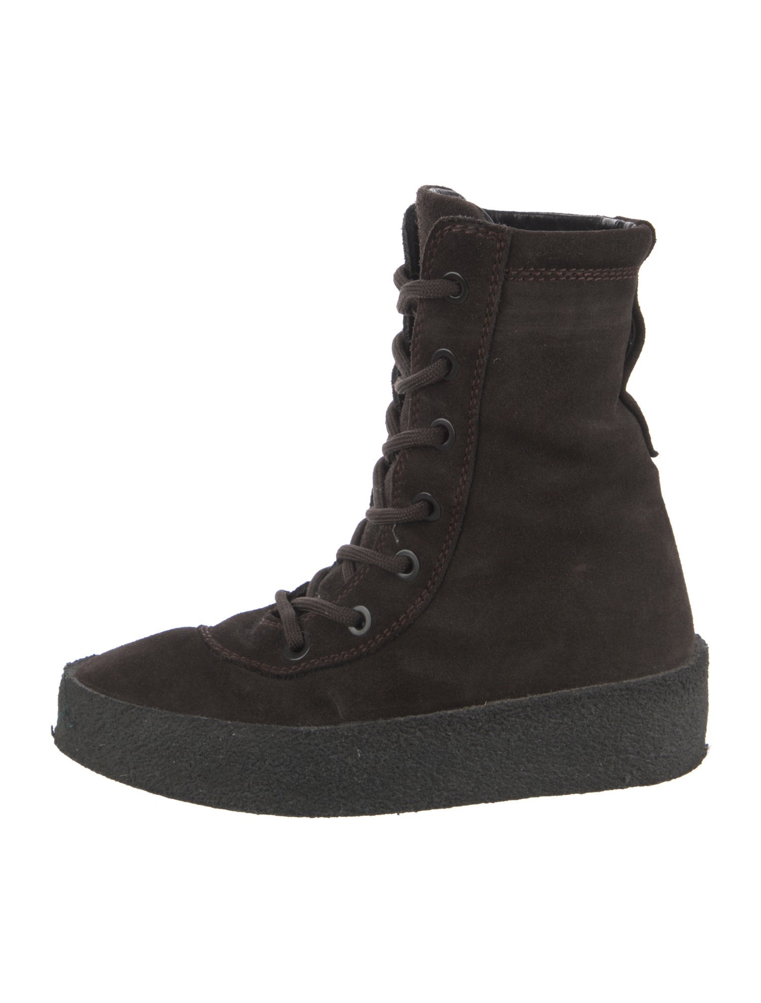 adidas Yeezy Season 4 Suede Combat Boots