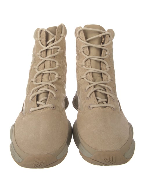 adidas Yeezy 500 High Tactical Boot Sand Suede Lace-Up Boots