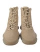 adidas Yeezy 500 High Tactical Boot Sand Suede Lace-Up Boots