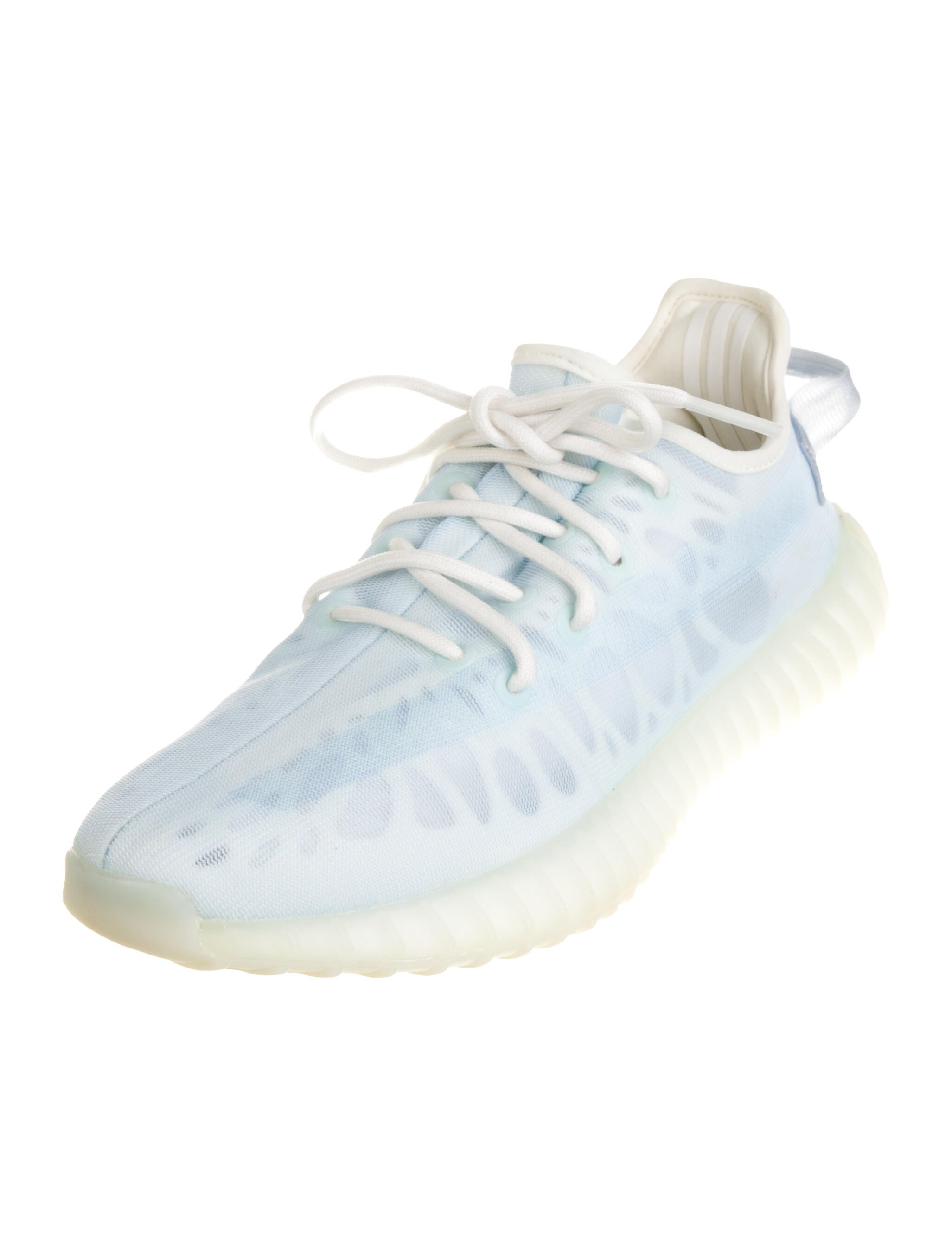 adidas Yeezy Boost 350 V2 'Mono Ice' Athletic Sneakers