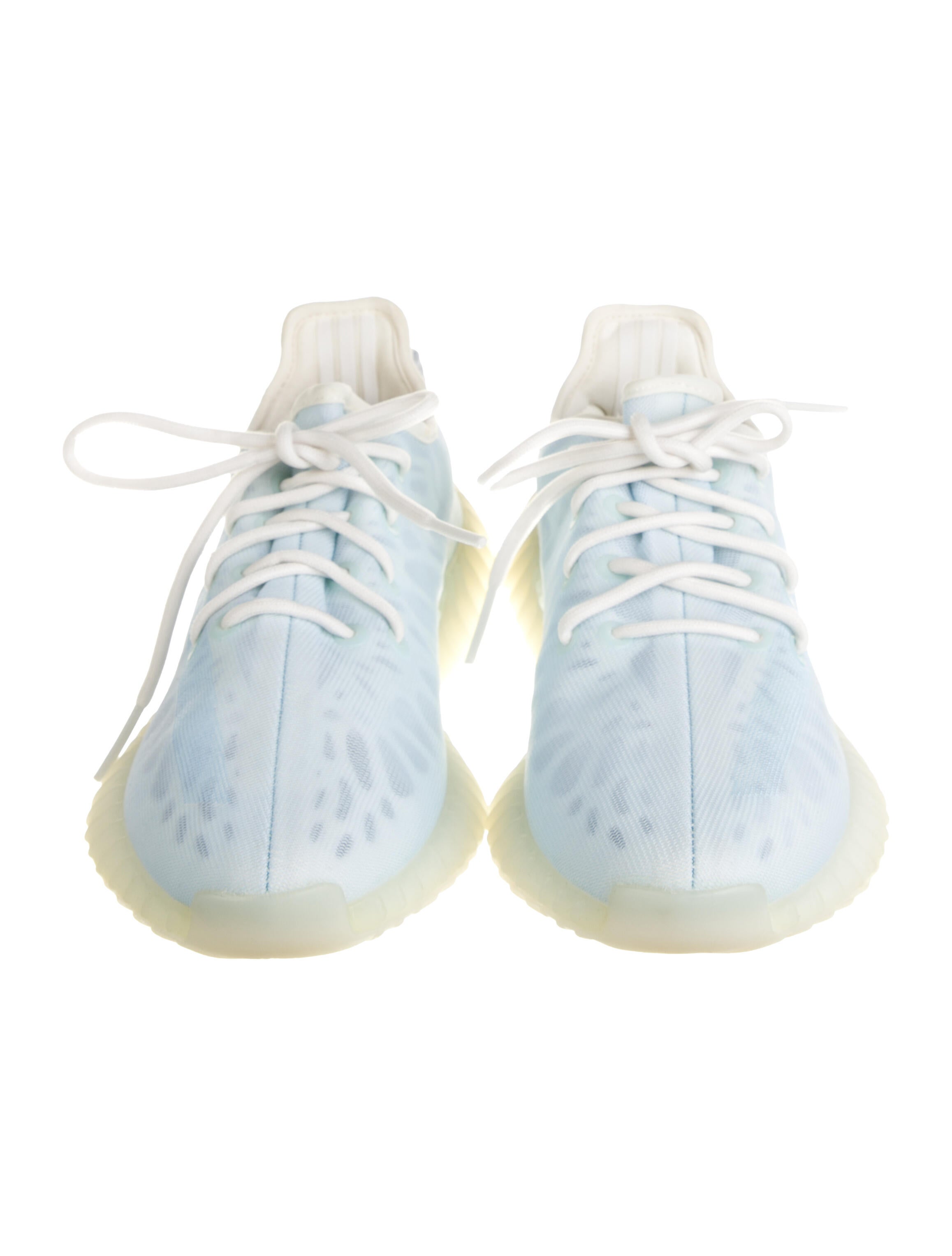 adidas Yeezy Boost 350 V2 'Mono Ice' Athletic Sneakers