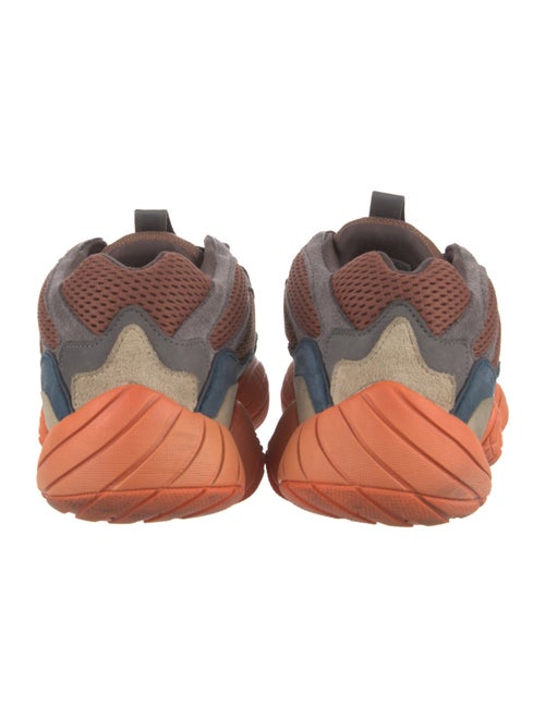 adidas Yeezy Suede Colorblock Pattern Athletic Sneakers