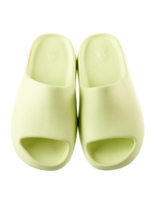 adidas Yeezy Kids' Glow Green Slides