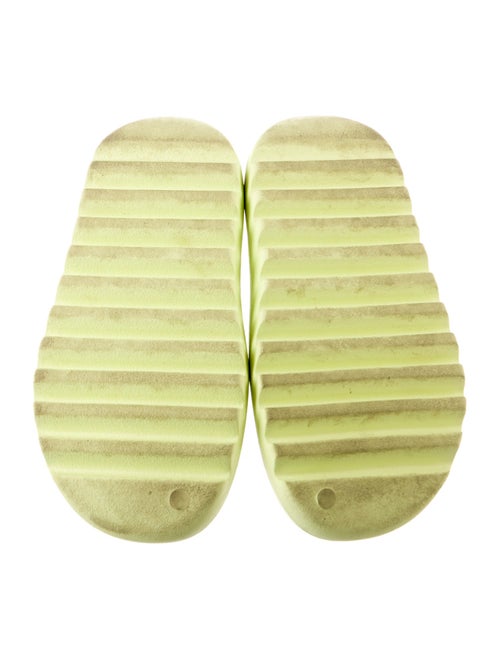 adidas Yeezy Kids' Glow Green Slides