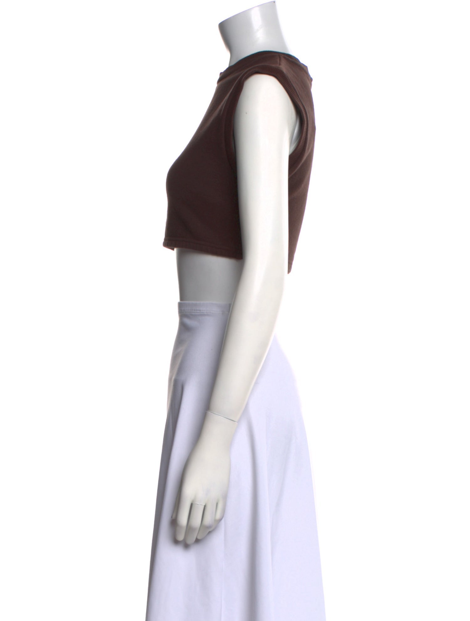 adidas Yeezy Mock Neck Sleeveless Crop Top