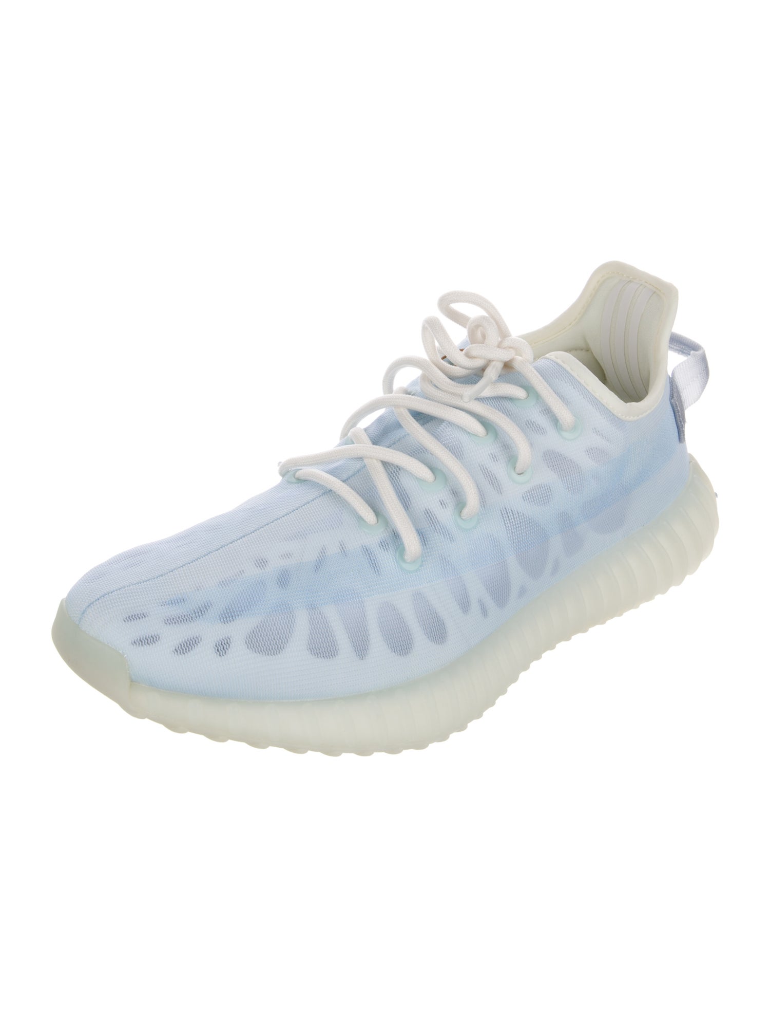 adidas Yeezy Boost 350 V2 Mono Ice Sneakers w/ Tags