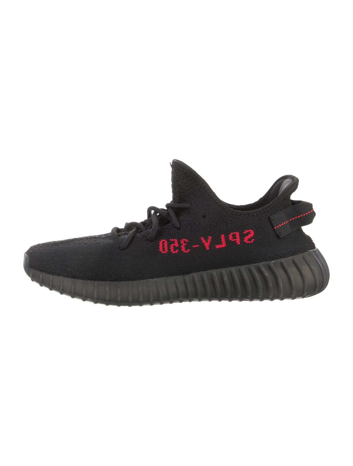 adidas Yeezy Boost 350 V2 Black Red Athletic Sneakers