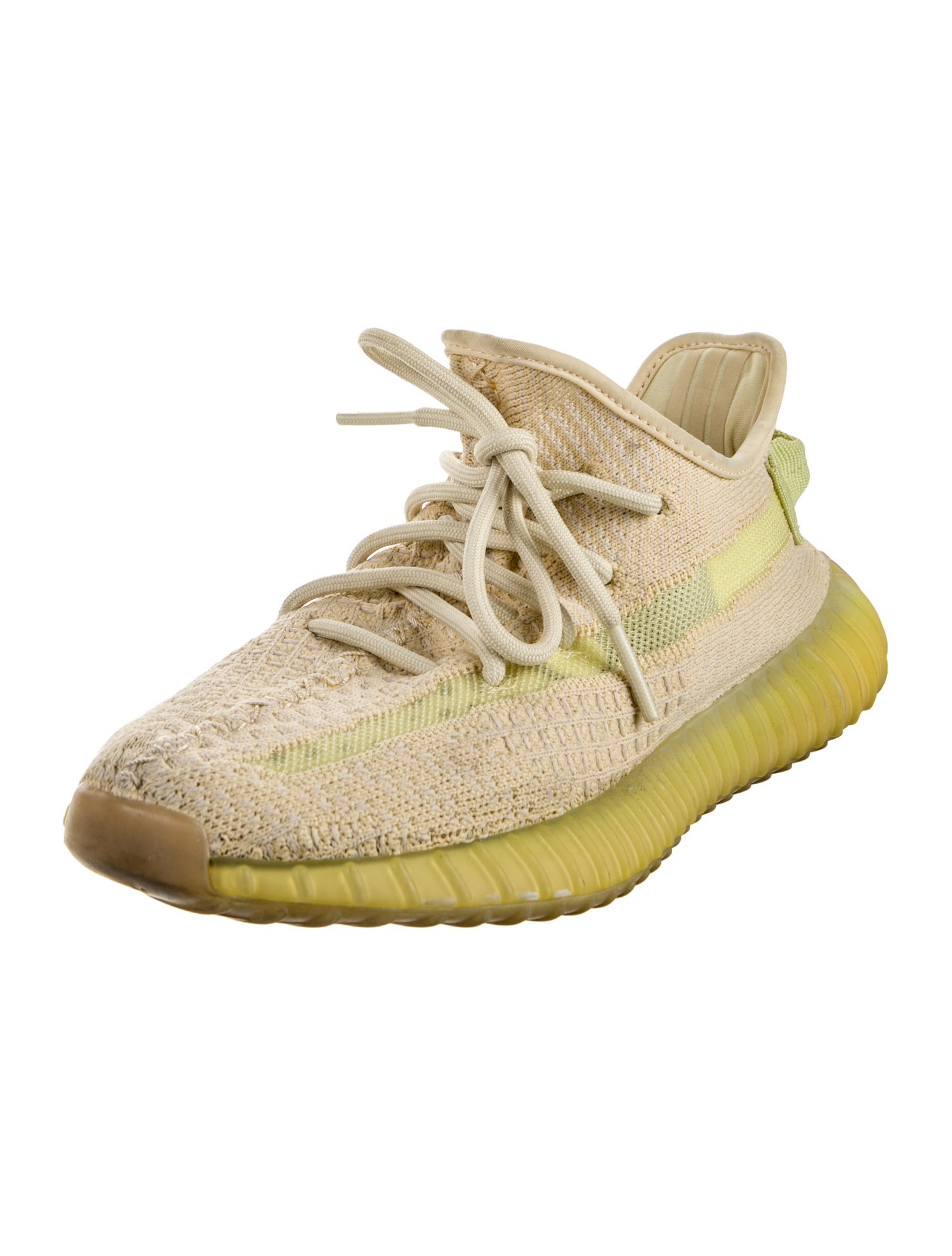 adidas Yeezy X Boost 350 V2 Flax Athletic Sneakers