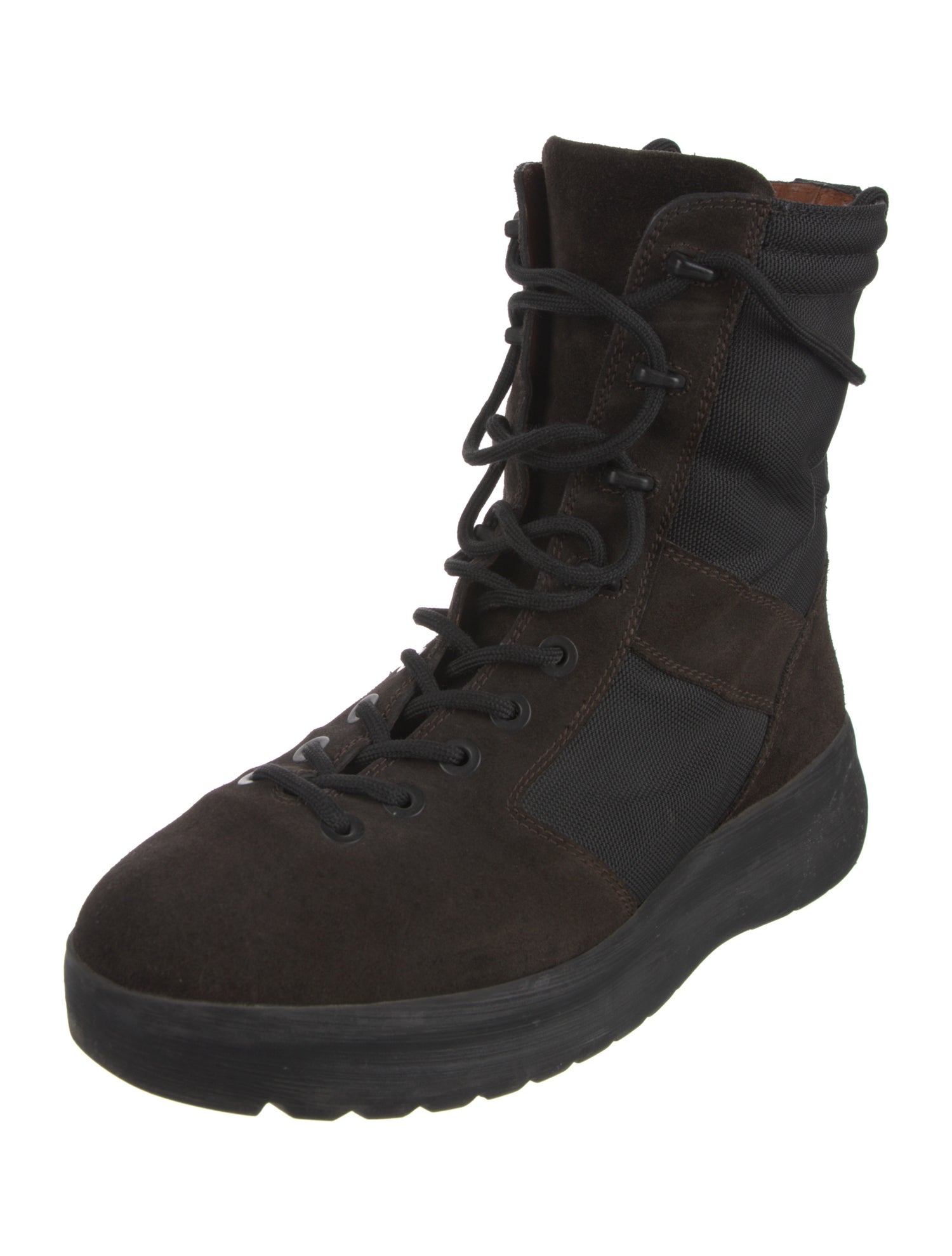 Yeezy Season 3 Canvas Lace-Up Boots