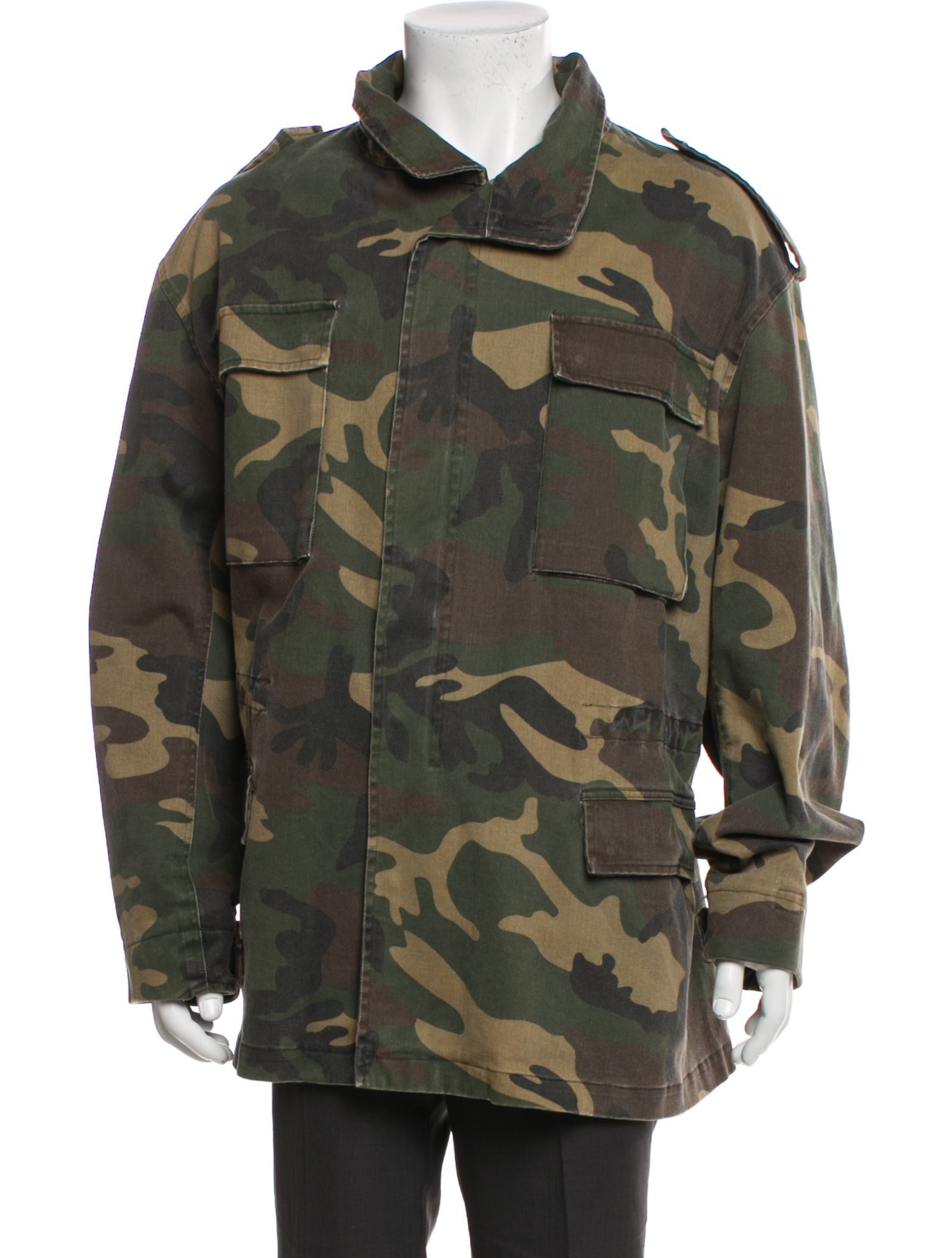 Yeezy Camouflage Print Parka