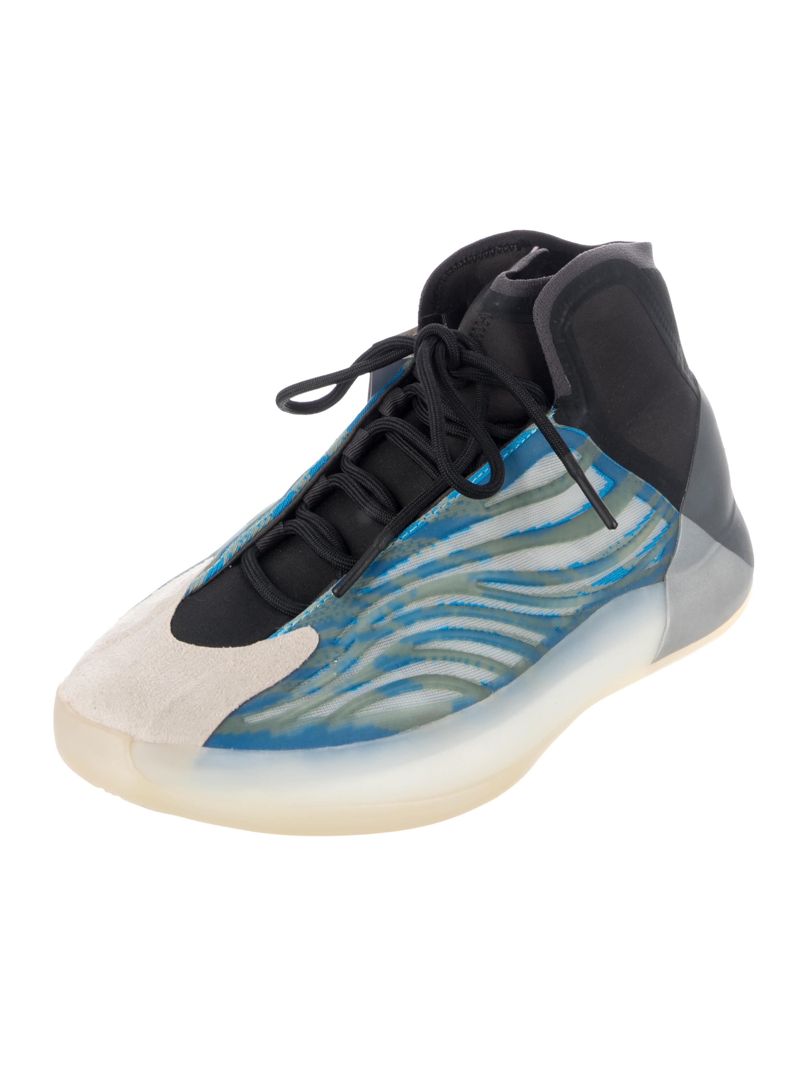 adidas Yeezy QNTM BSKTBL Frozen Blue Sneakers