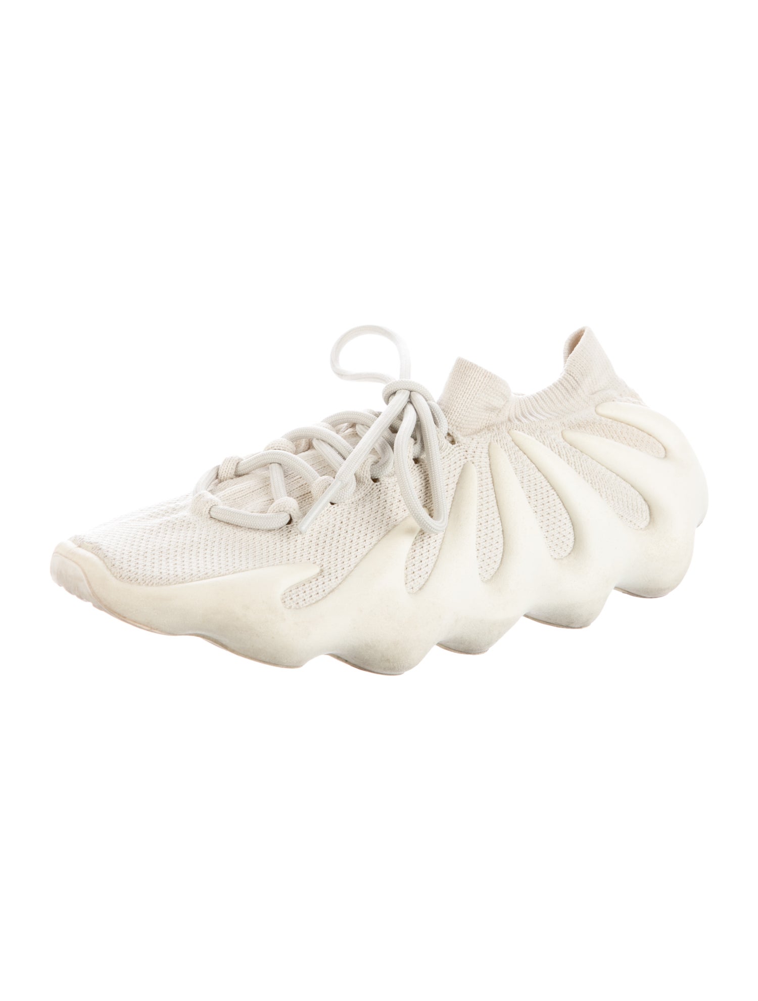 adidas Yeezy 450 Cloud White Sock Sneakers